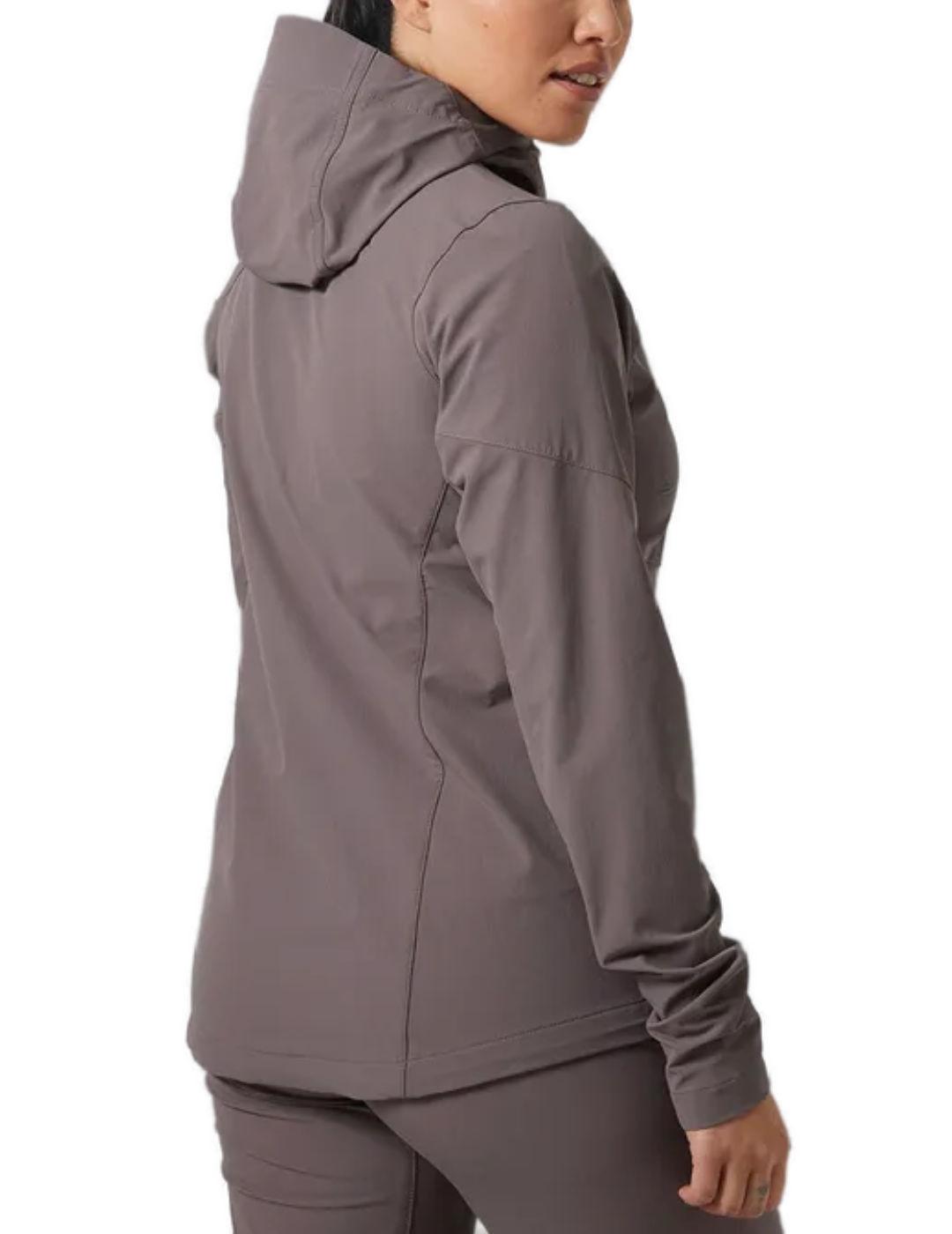 Chaqueta Helly Hansen Softshell gris oscuro para mujer