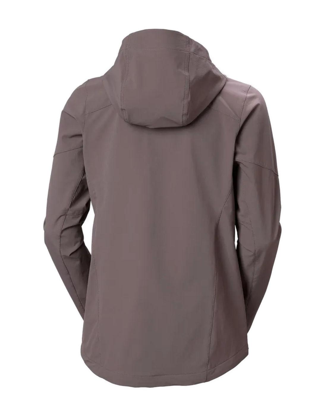 Chaqueta Helly Hansen Softshell gris oscuro para mujer