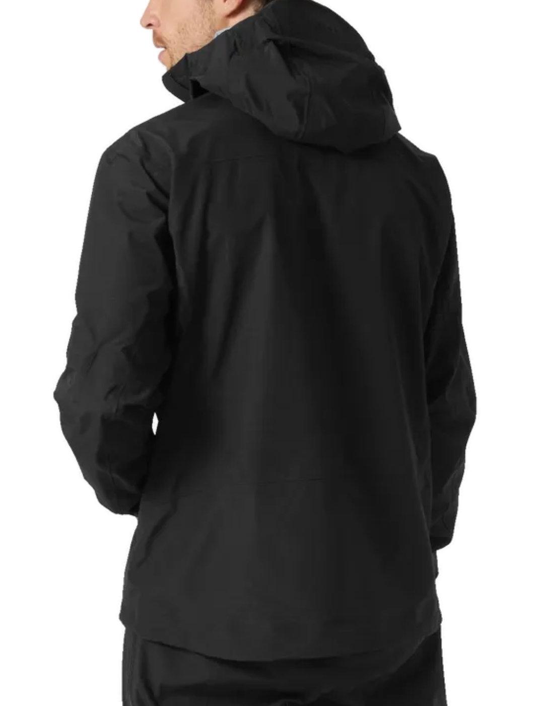 Chaqueta Helly Hansen Odin negro con capucha para hombre