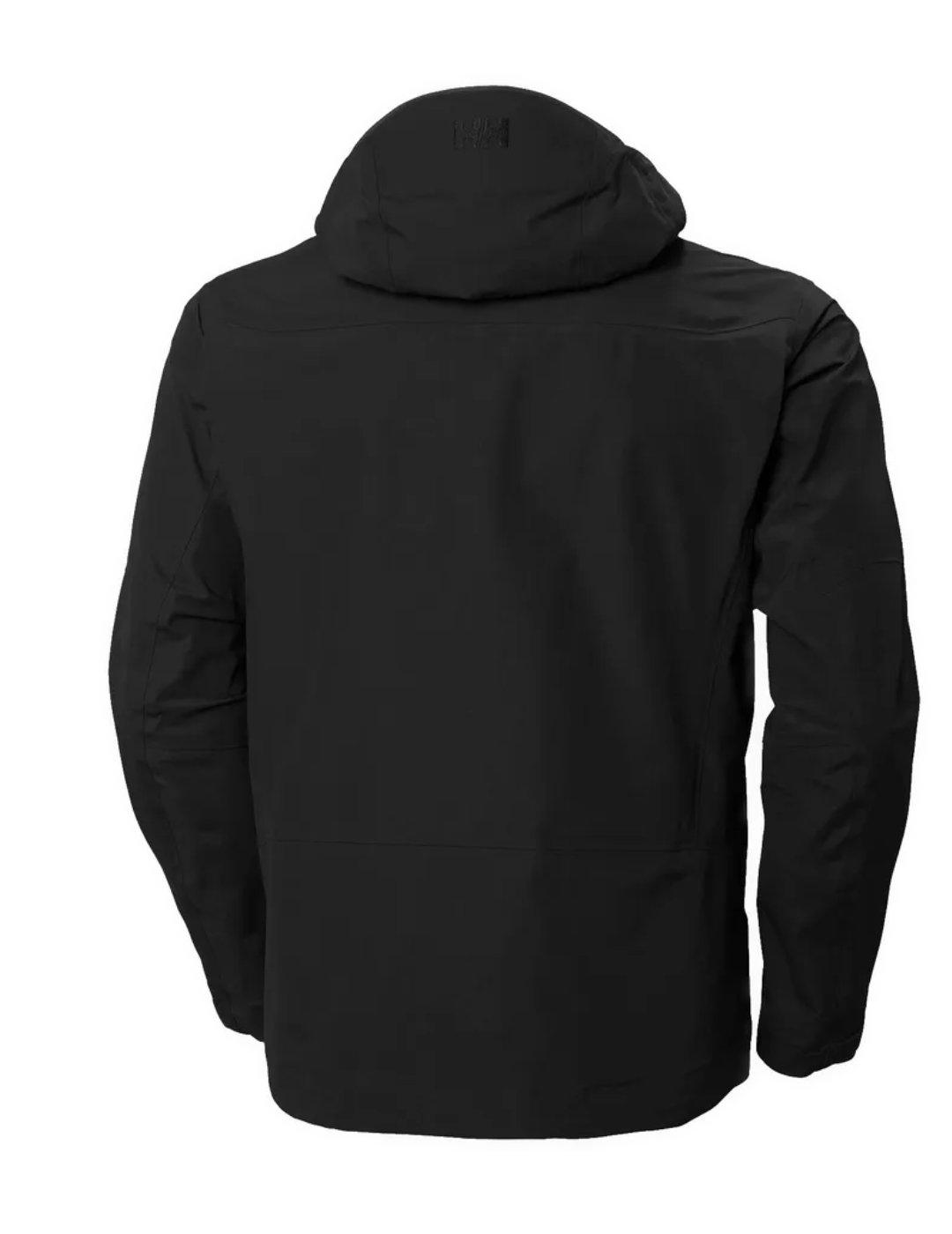 Chaqueta Helly Hansen Odin negro con capucha para hombre