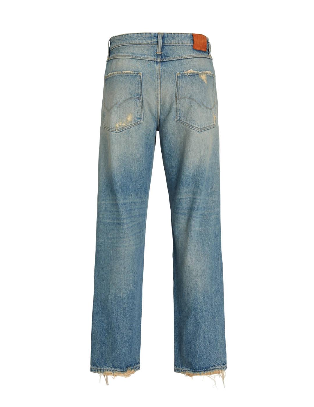 Pantalón vaquero Jack&Jones Eddie azul rotos para hombre