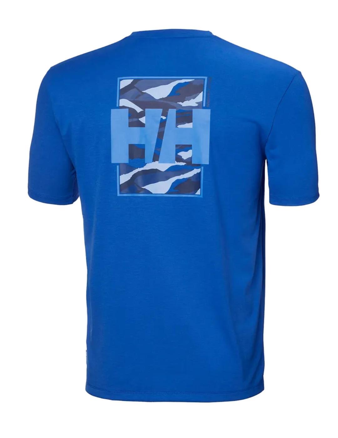 Camiseta Helly Hansen Skog azulona manga corta para hombre