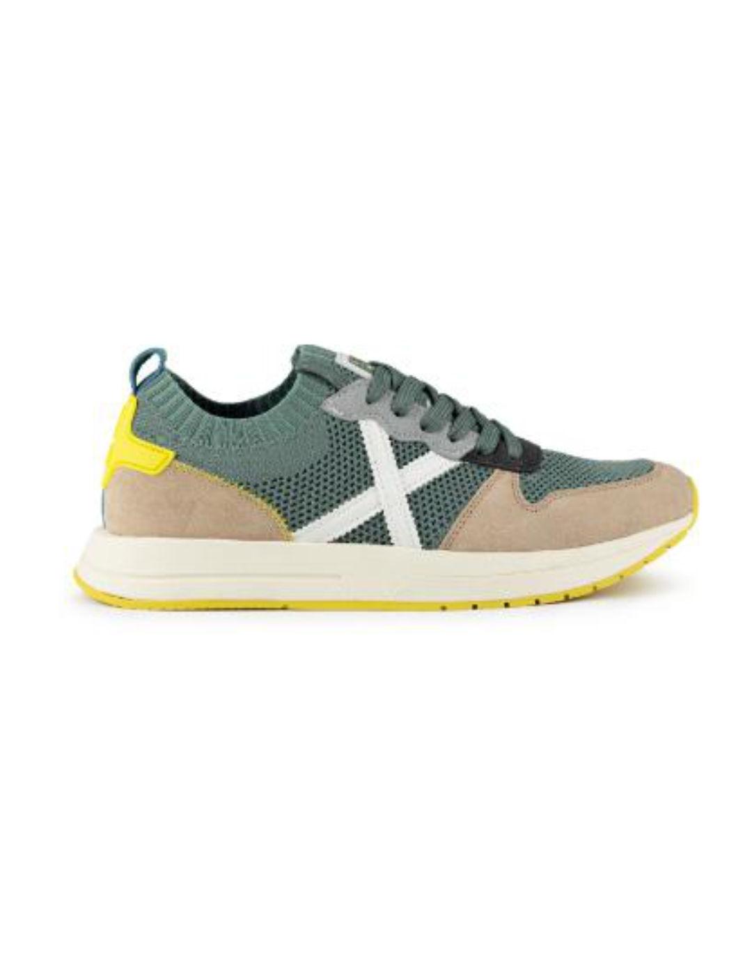 Zapatillas deportivas Munich Net 31 verde agua para hombre