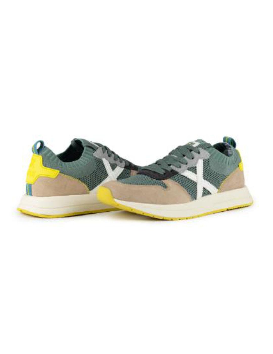 Zapatillas deportivas Munich Net 31 verde agua para hombre