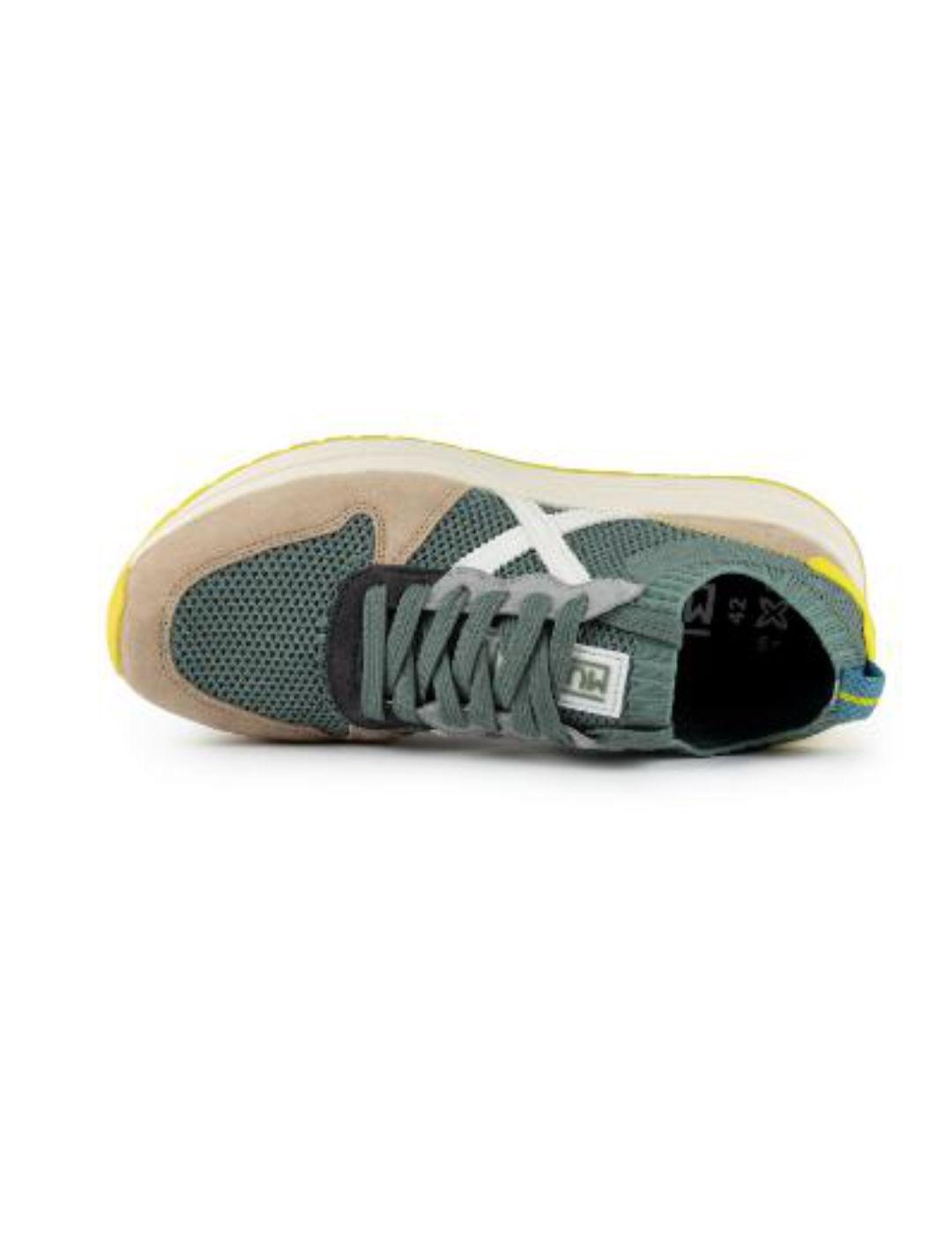 Zapatillas deportivas Munich Net 31 verde agua para hombre