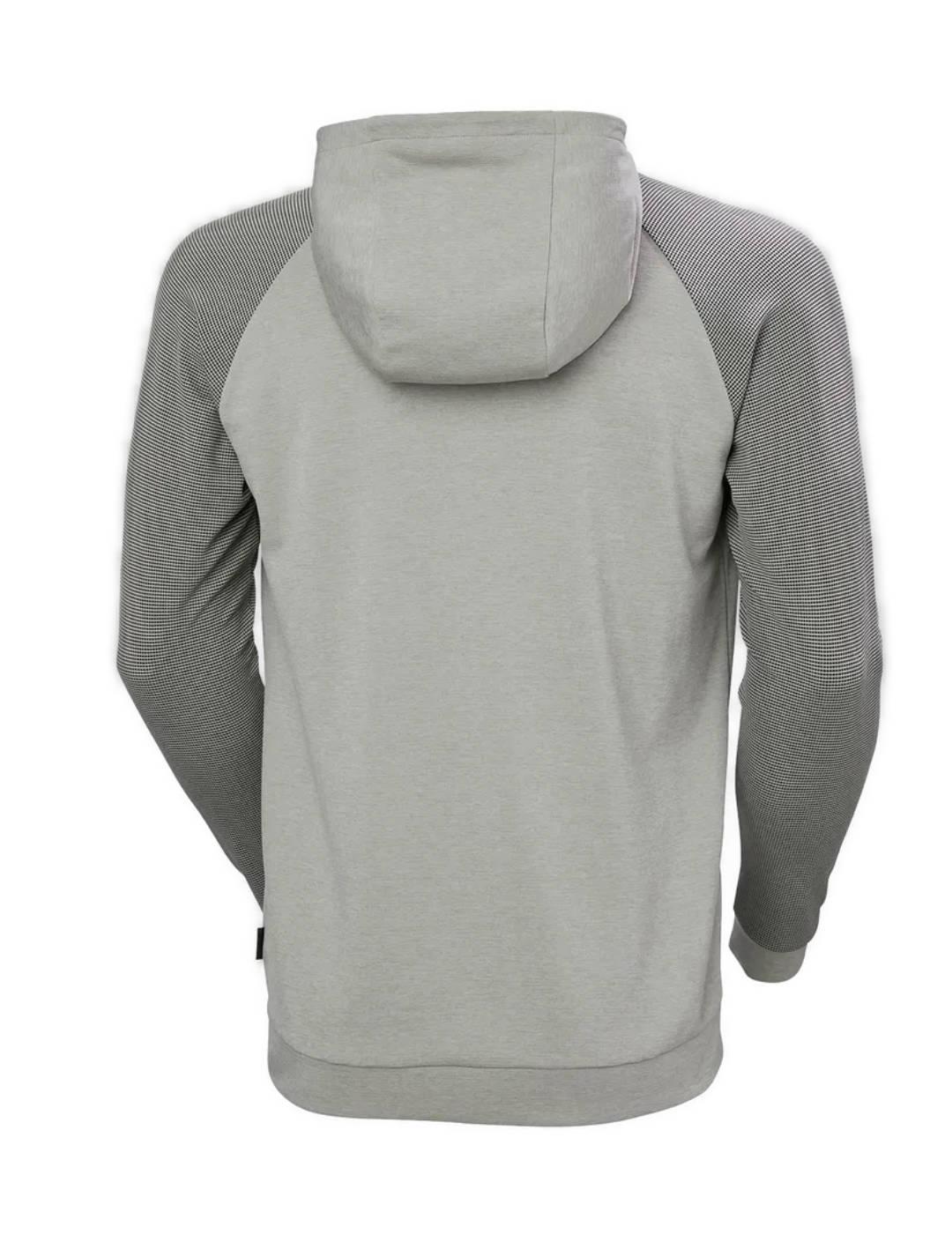 Sudadera Helly Hansen Lifa gris con capucha para hombre