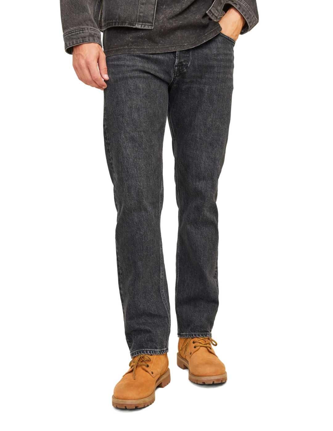 Pantalón vaquero Jack&Jones Chris negro relaxed para hombre