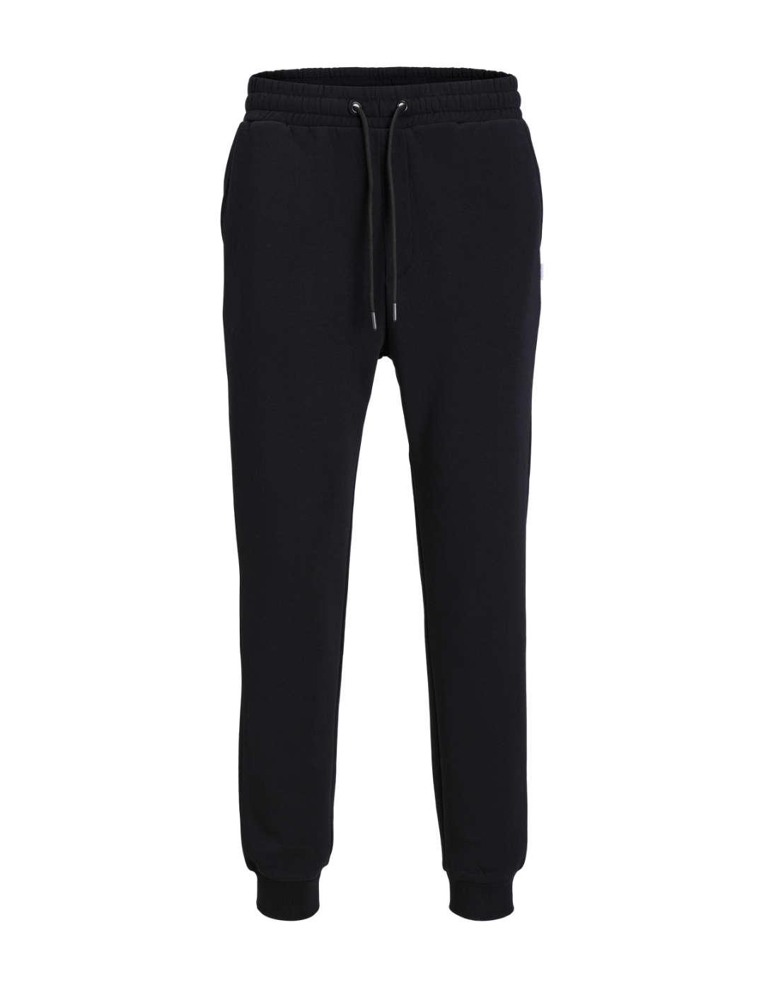 Pantalón jogger Jack&Jones Gordon felpa negro para hombre