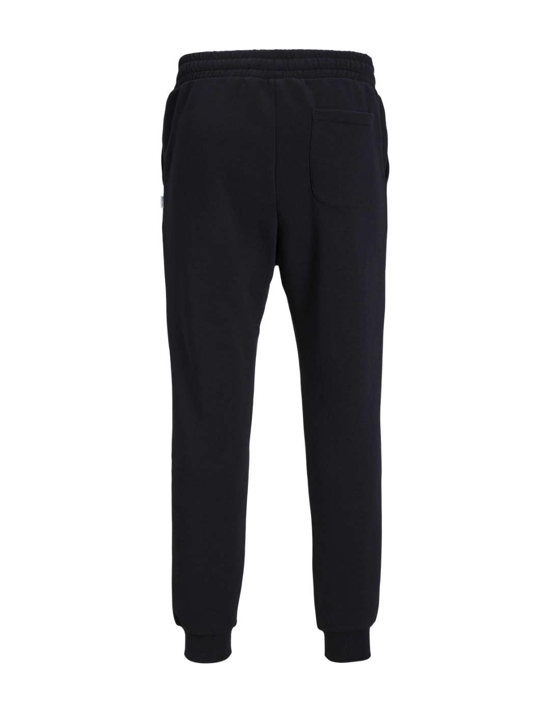 Pantalón jogger Jack&Jones Gordon felpa negro para hombre