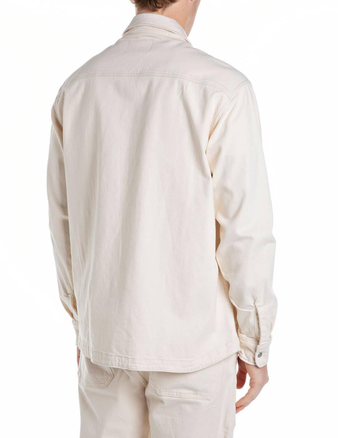 Sobrecamisa vaquera Replay cruda regular para hombre