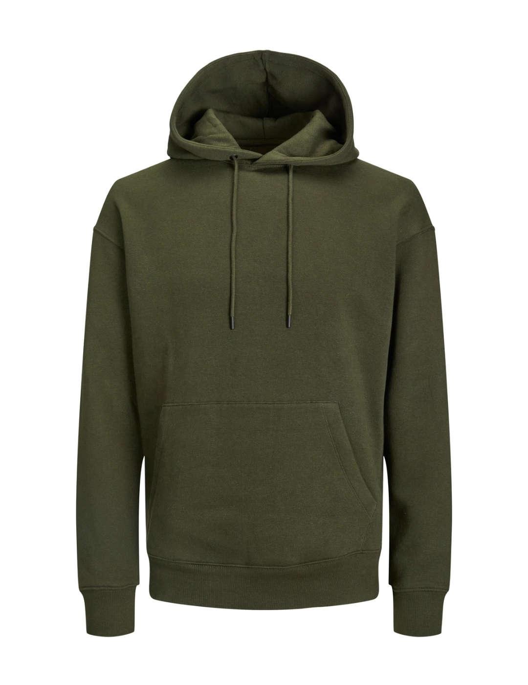 Sudadera Jack&Jones Star verde con capucha para hombre