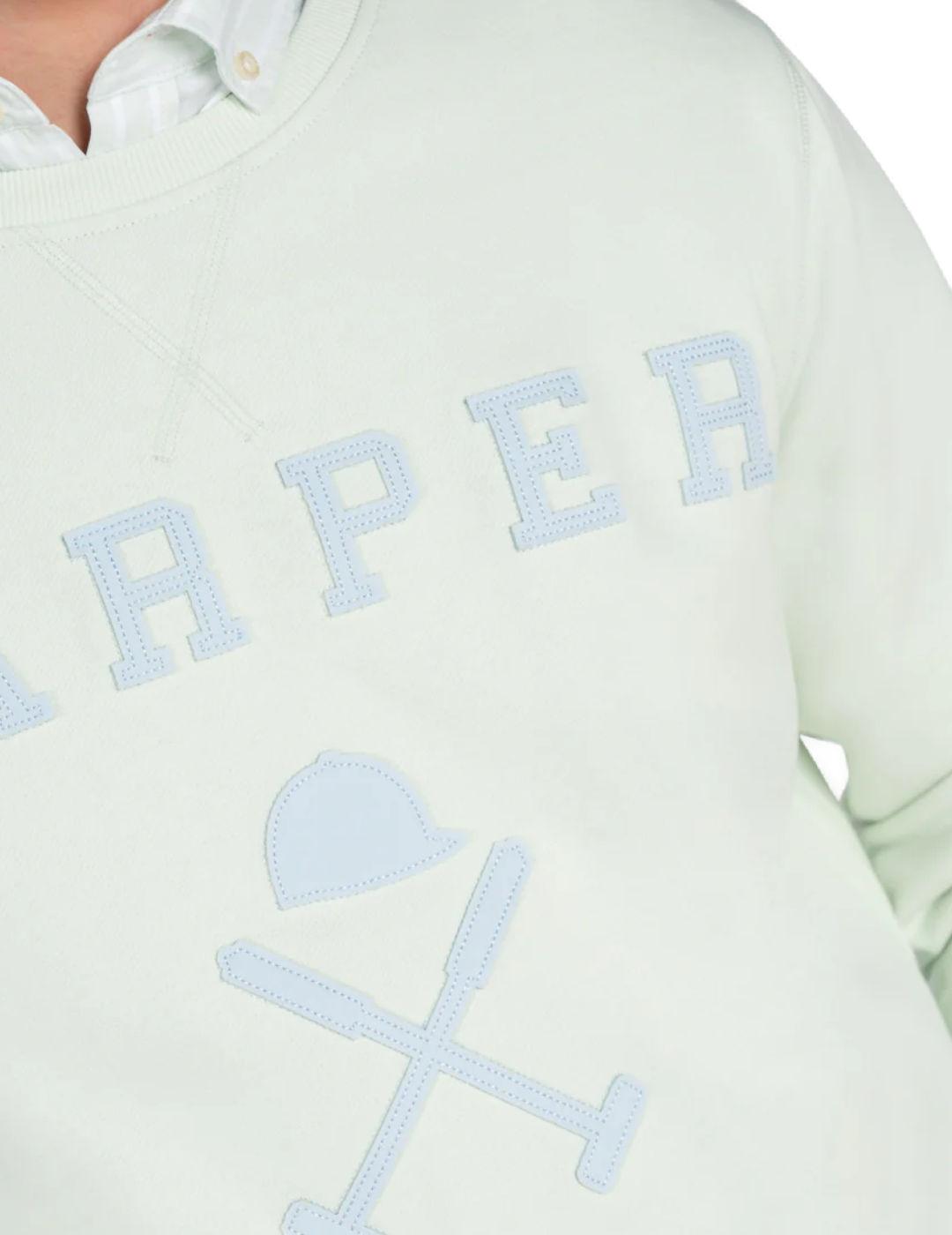 Sudadera Harper&Neyer New england verde agua para hombre