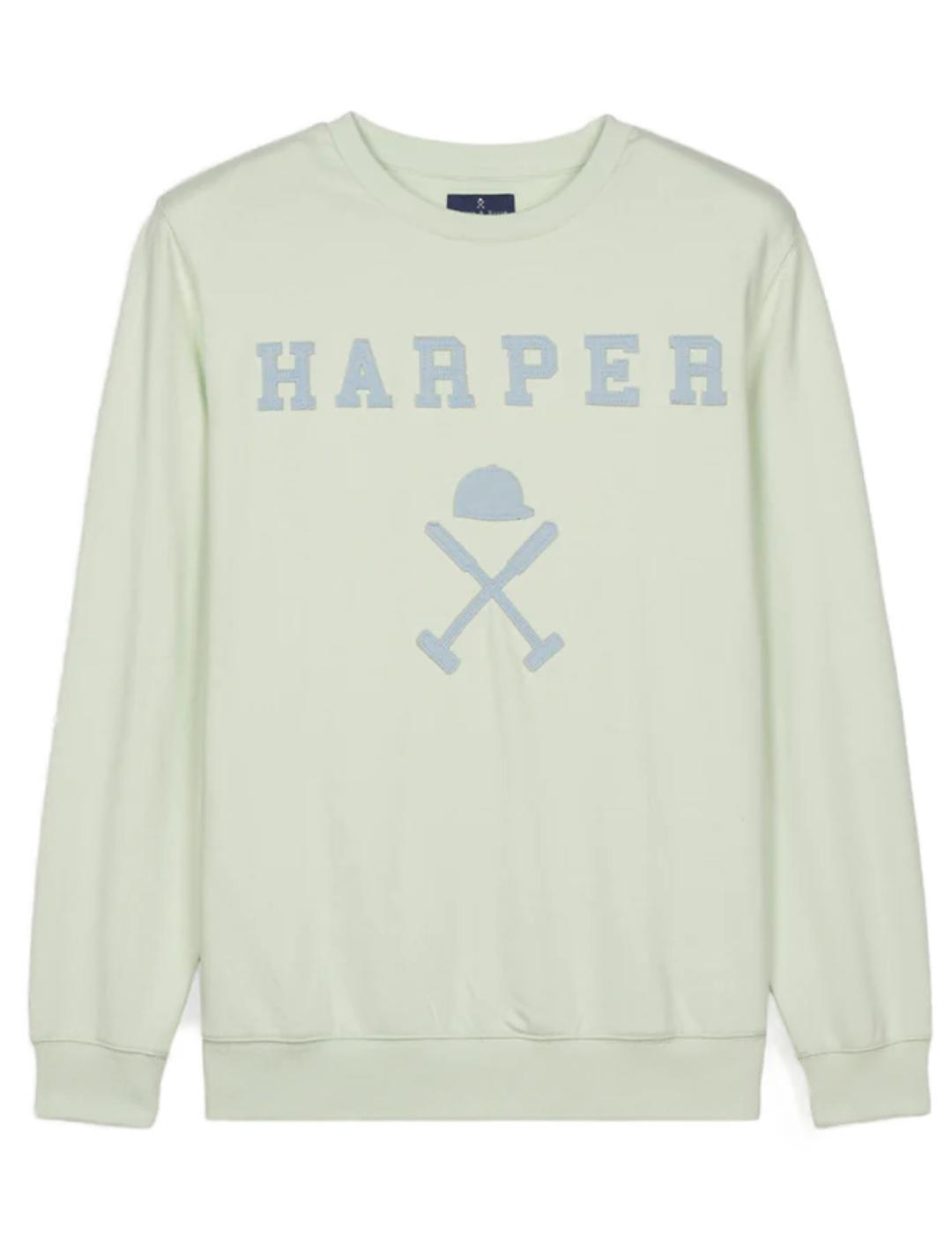 Sudadera Harper&Neyer New england verde agua para hombre