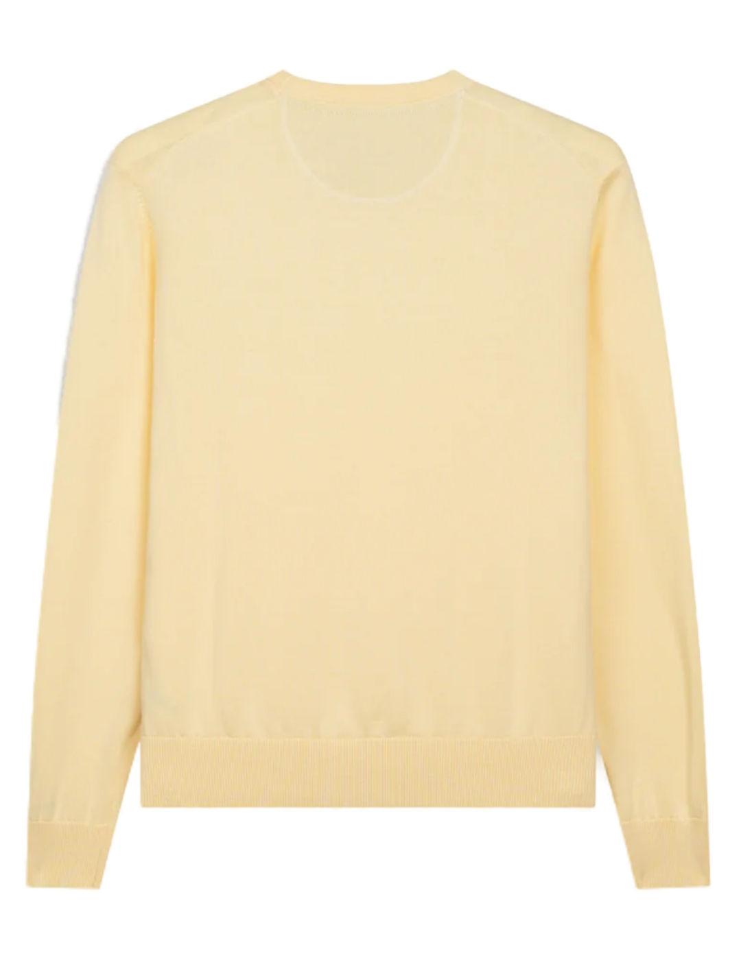 Jersey Harper&Neyer Icon amarillo pastel punto para hombre