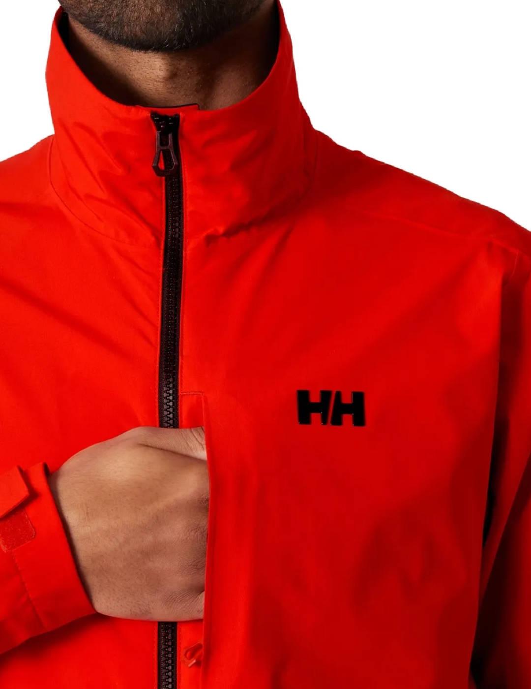 Chaqueta Helly Hansen Racing rojo sin capucha para hombre