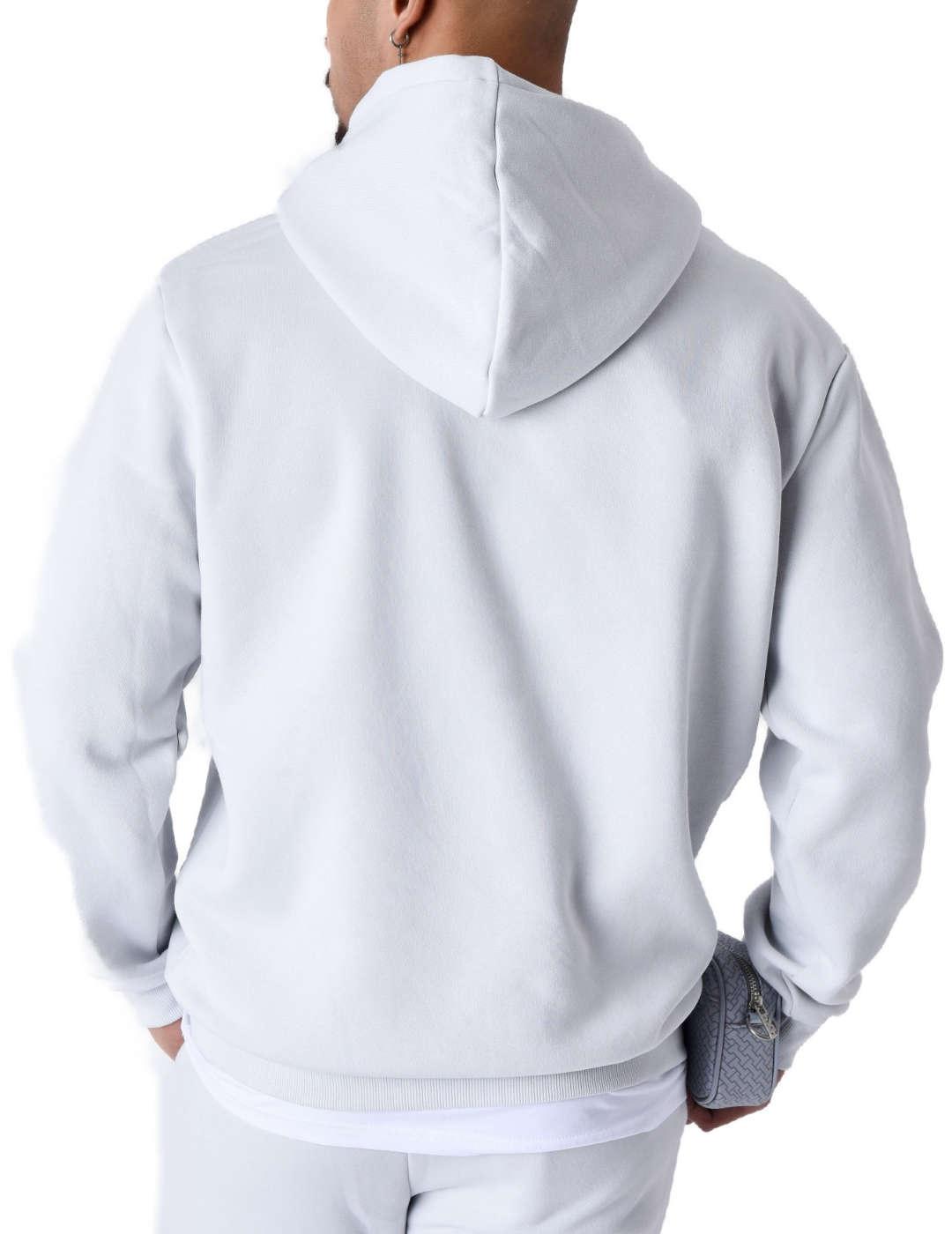 Sudadera Projetc x Paris gris claro con capucha para hombre