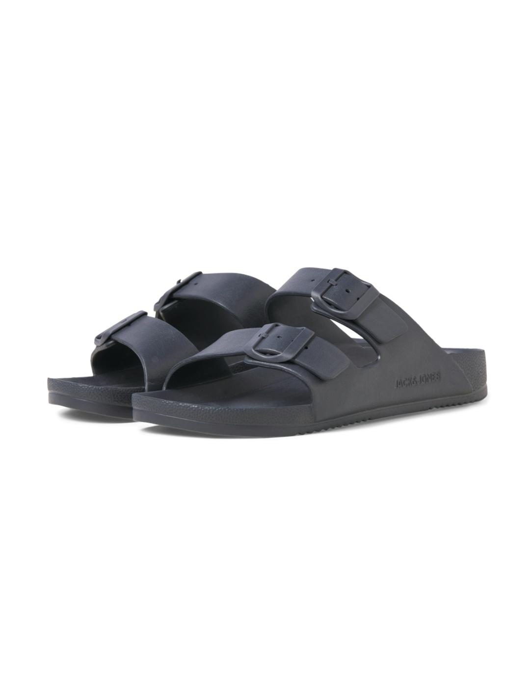 Sandalias de goma Jack&Jones Croxton gris oscuro para hombre