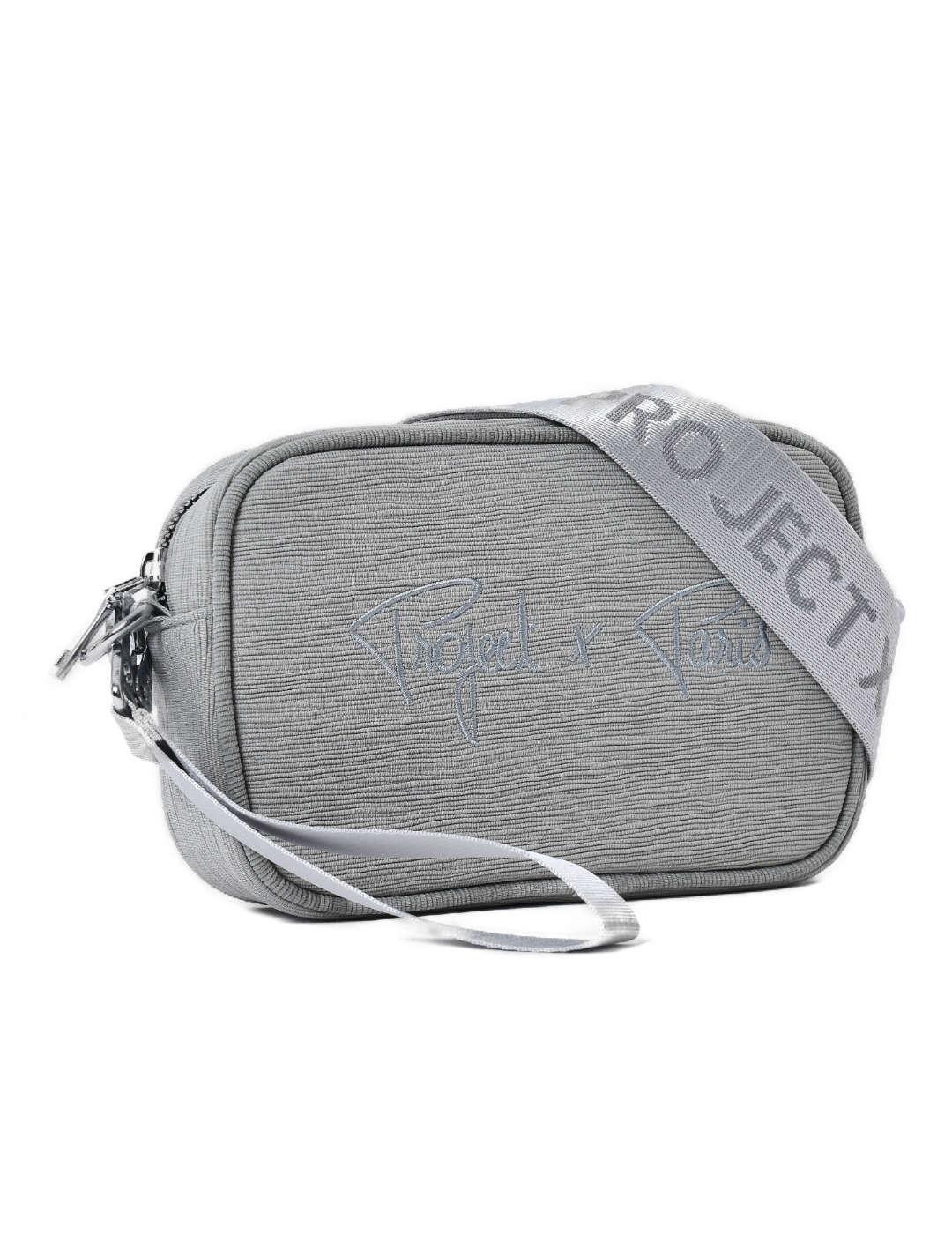 Bolso Project x Paris bandolera gris textura para hombre