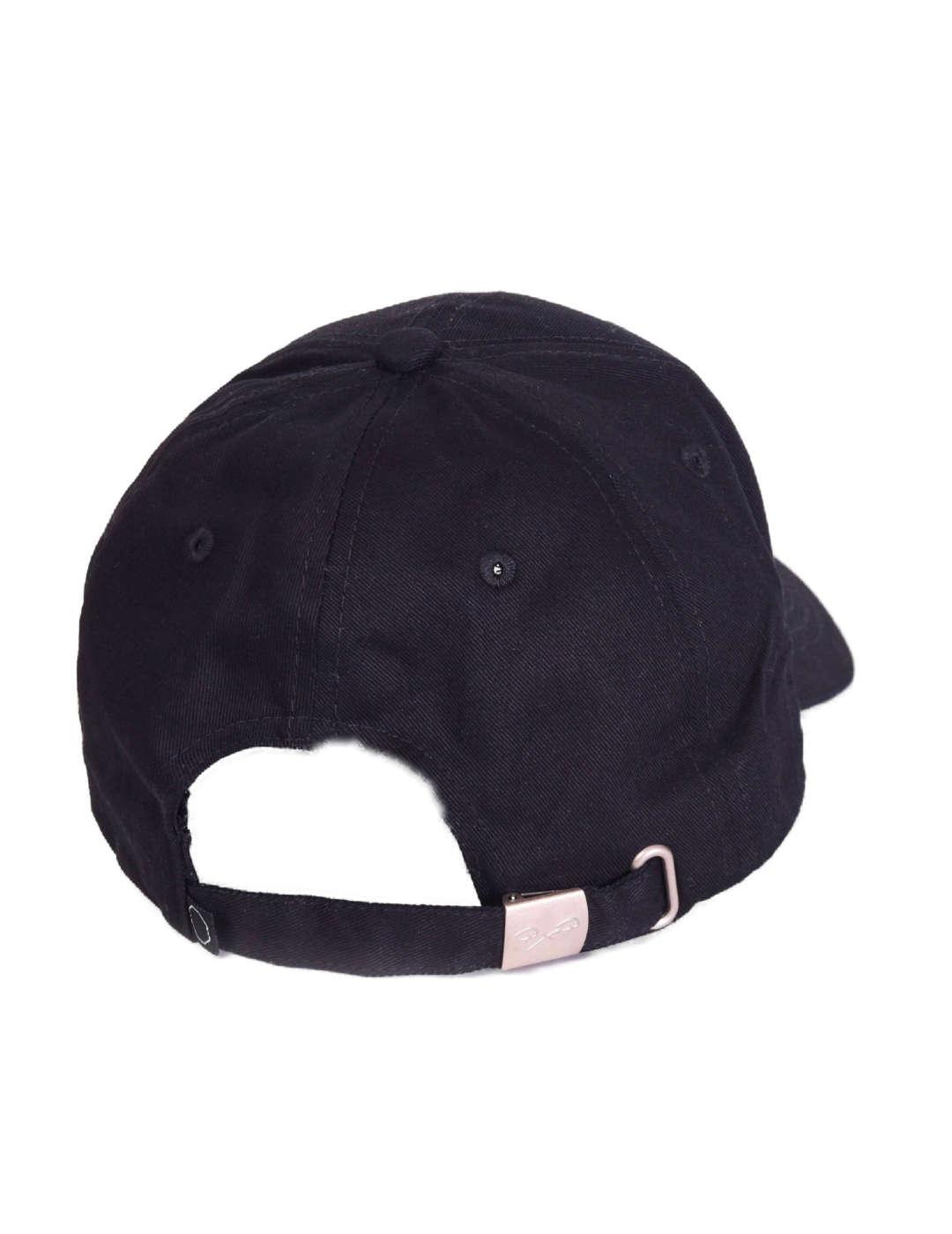 Gorra beisbolera Project x Paris negra logotipo para hombre