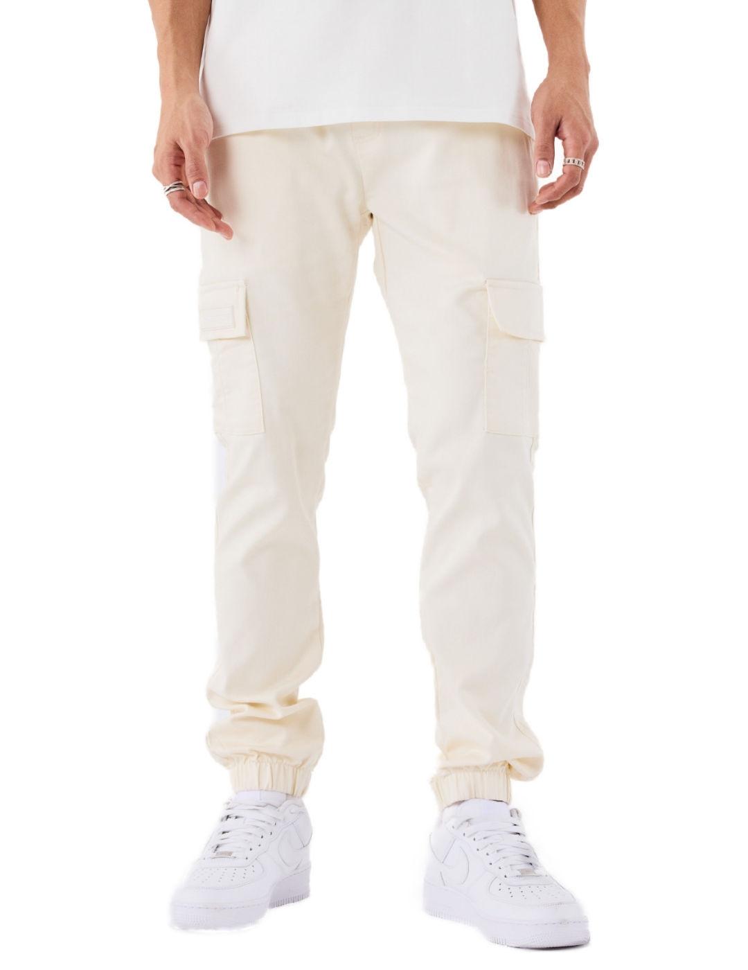 Pantalón Project x Paris cargo crudo slim para hombre