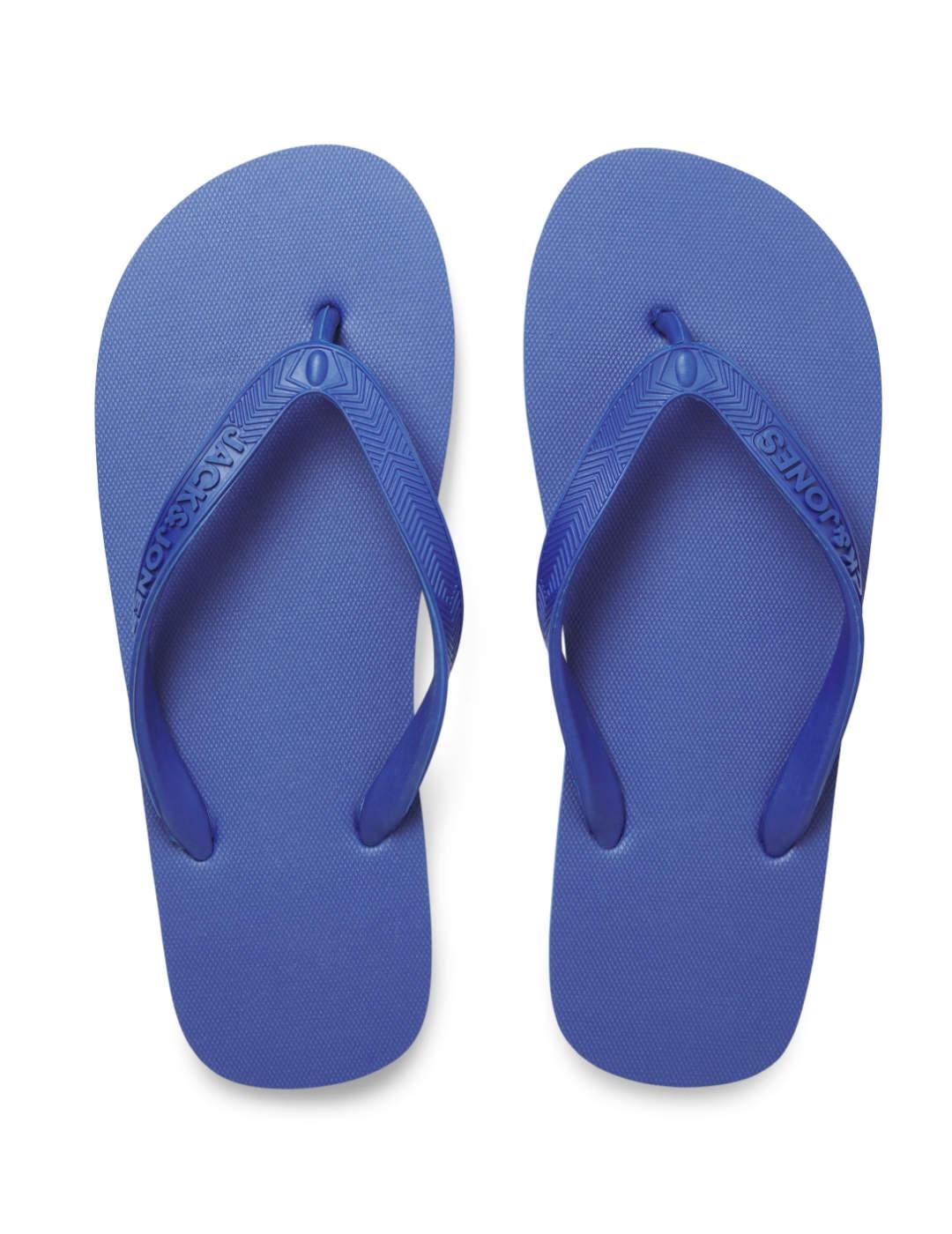 Chancla Jack&Jones flip flop azul de dedo para hombre