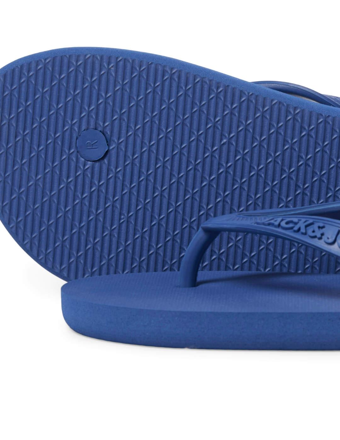 Chancla Jack&Jones flip flop azul de dedo para hombre