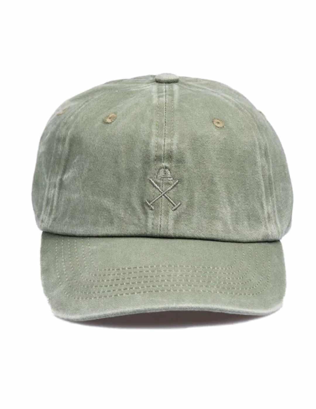 Gorra Harper&Neyer Ayram verde desgastado para hombre