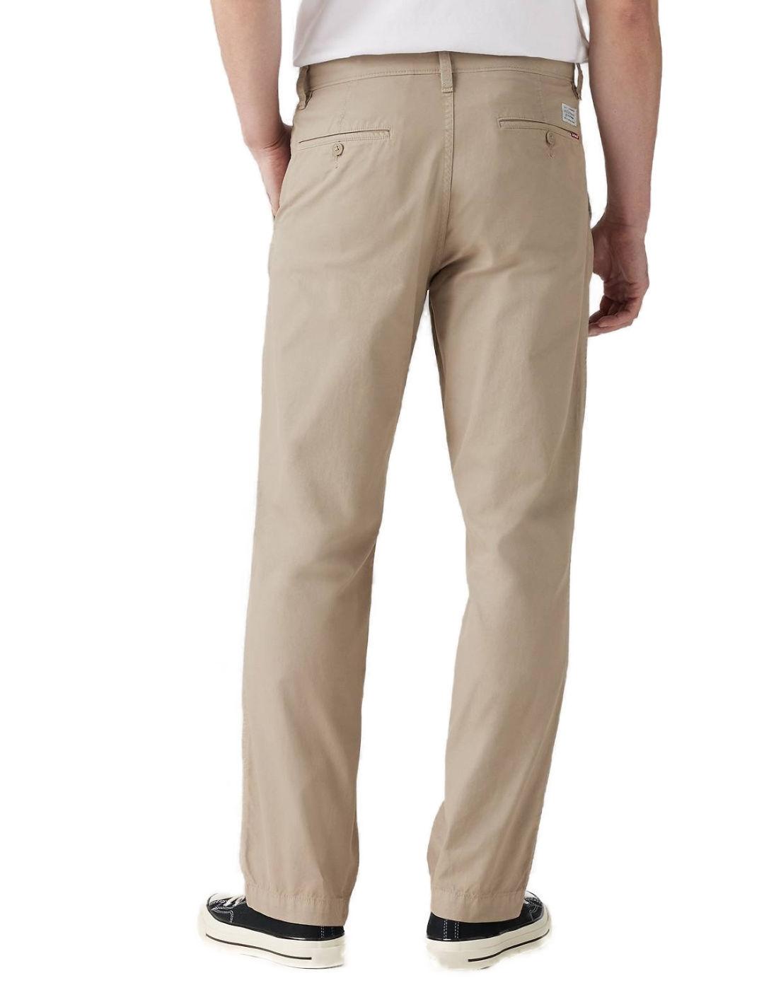 Pantalón Levi´s chino beige regular de algodón para hombre