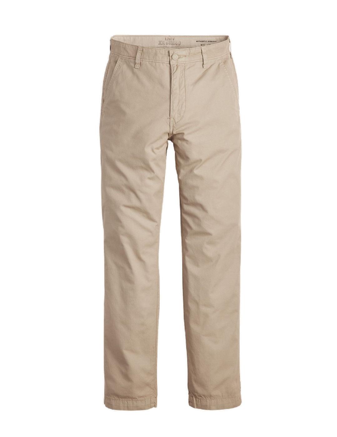 Pantalón Levi´s chino beige regular de algodón para hombre