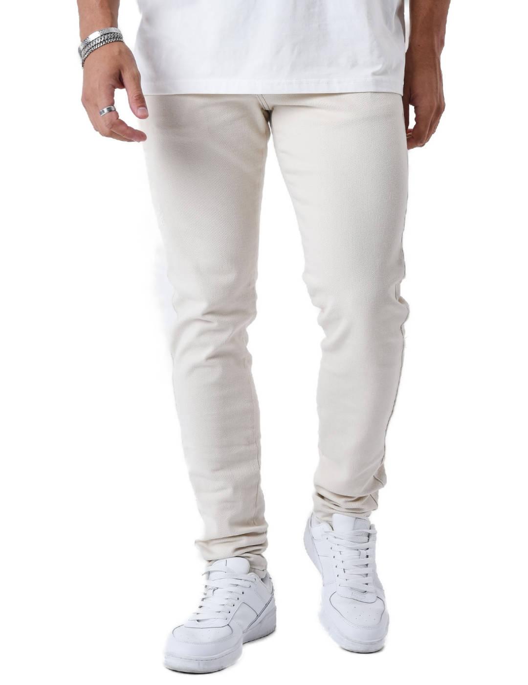 Pantalón vaquero Project X Paris crudo slim para hombre