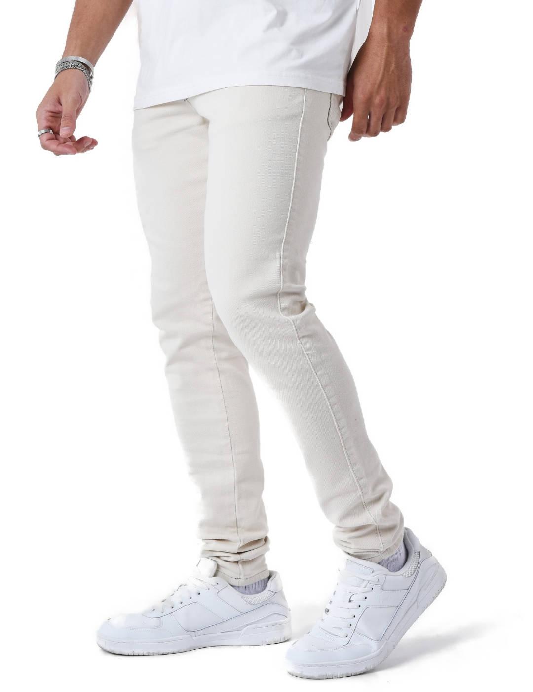 Pantalón vaquero Project X Paris crudo slim para hombre