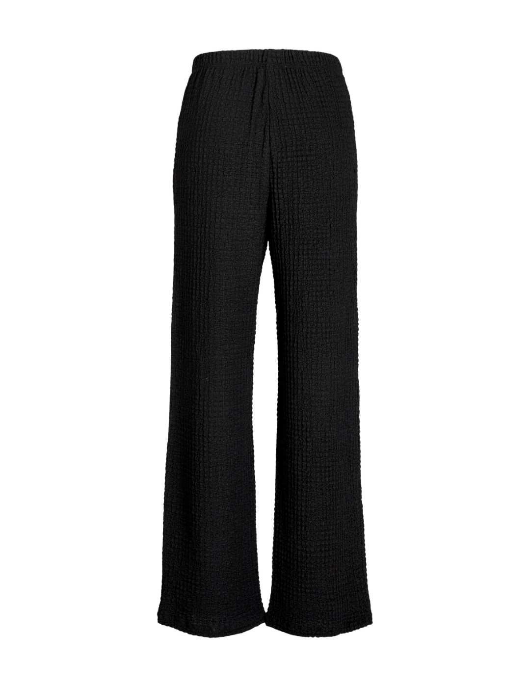 Pantalón JJXX Moon negro de tela straight para mujer