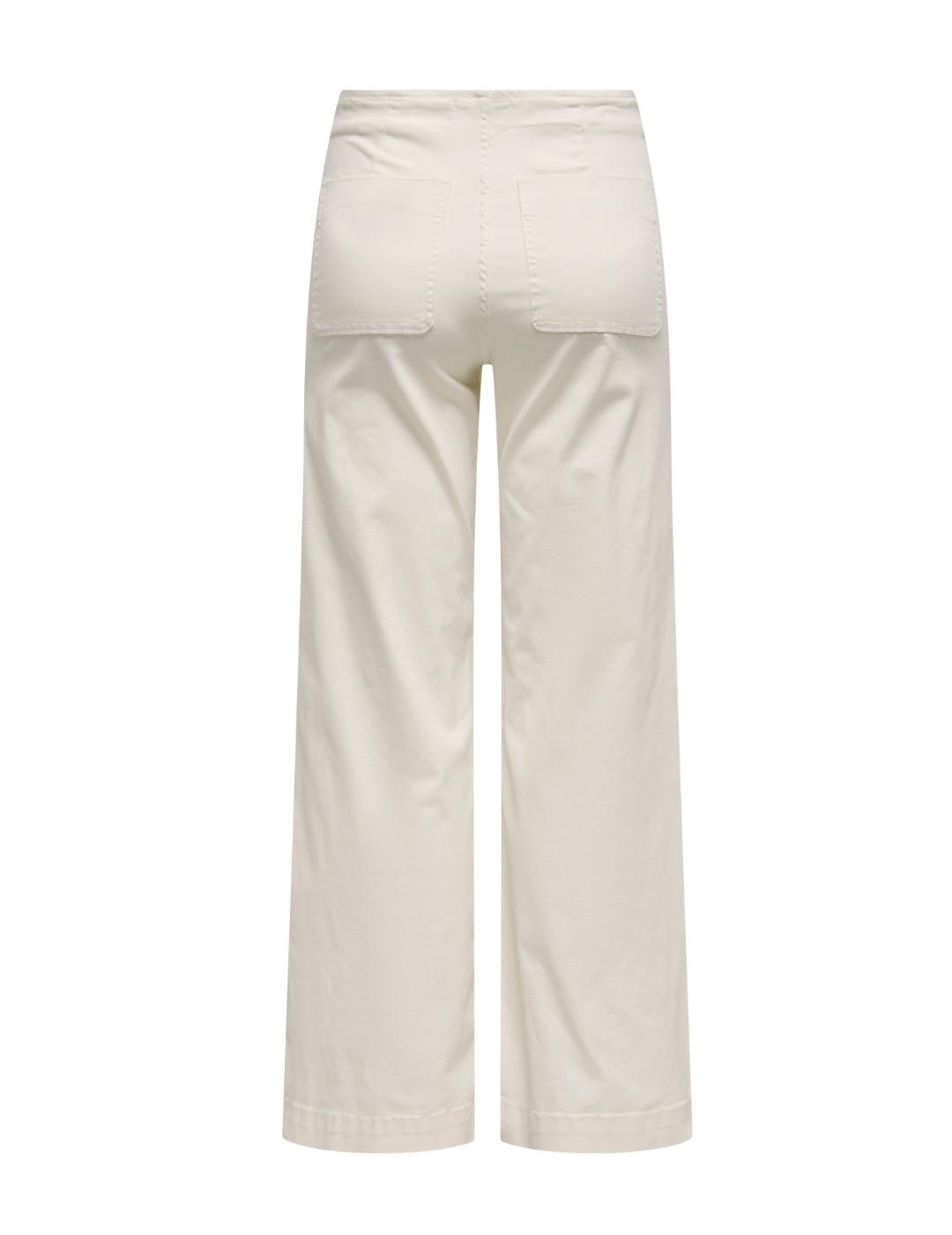 Pantalón vaquero Only Sheena wide crudo para mujer