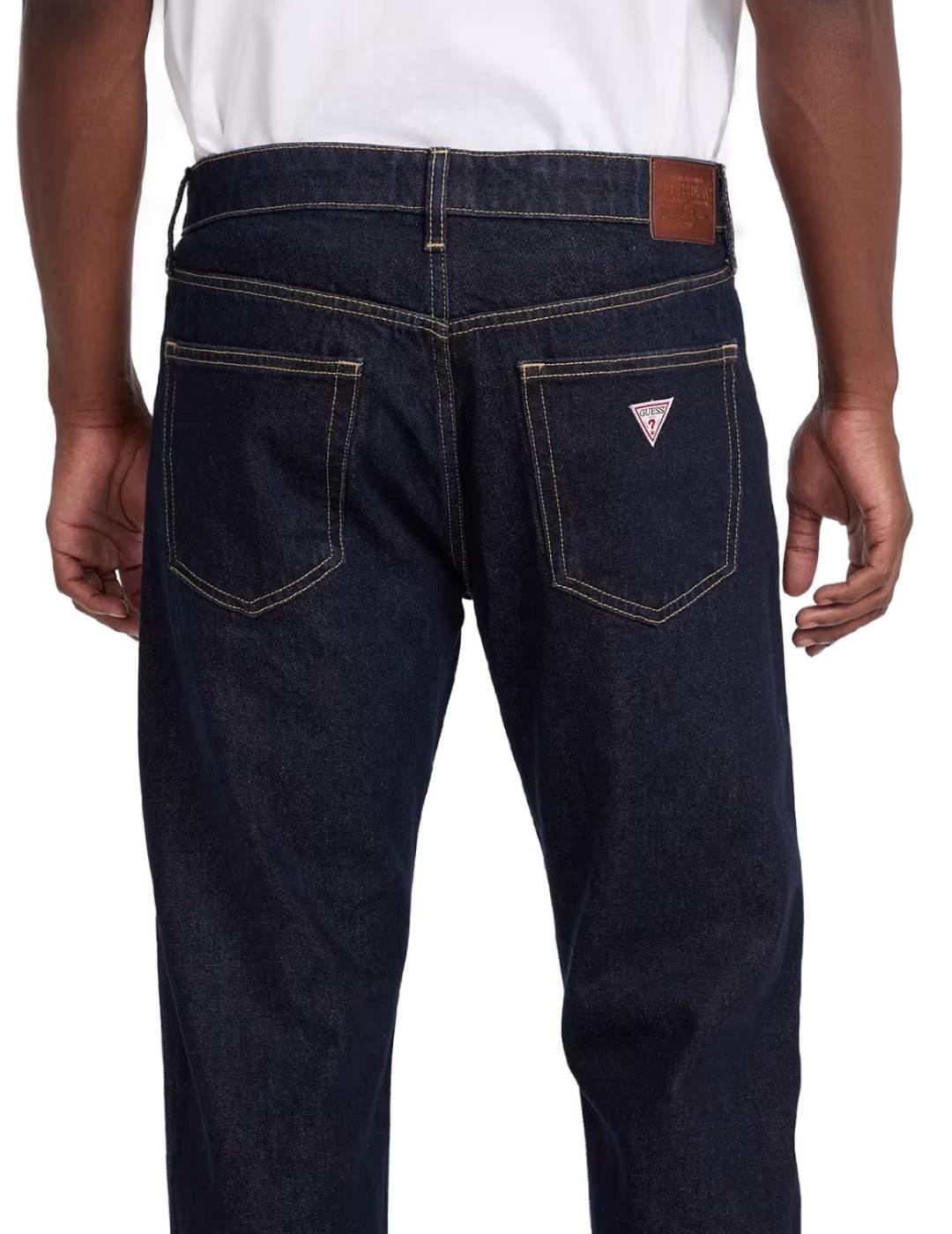 Pantalón vaquero Guess G16 straight negro para hombre