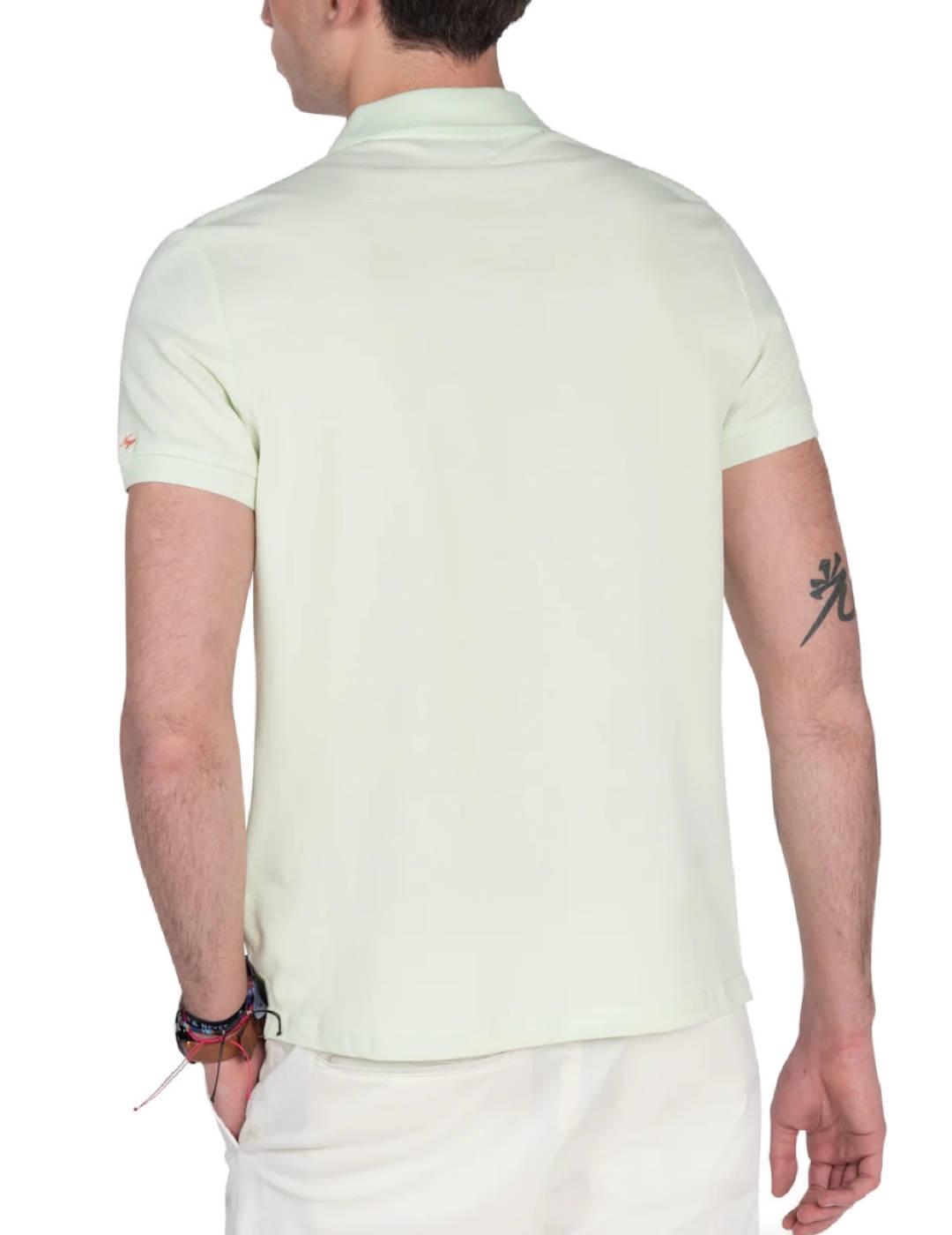 Polo Harper&Neyer Icon menta manga corta para hombre