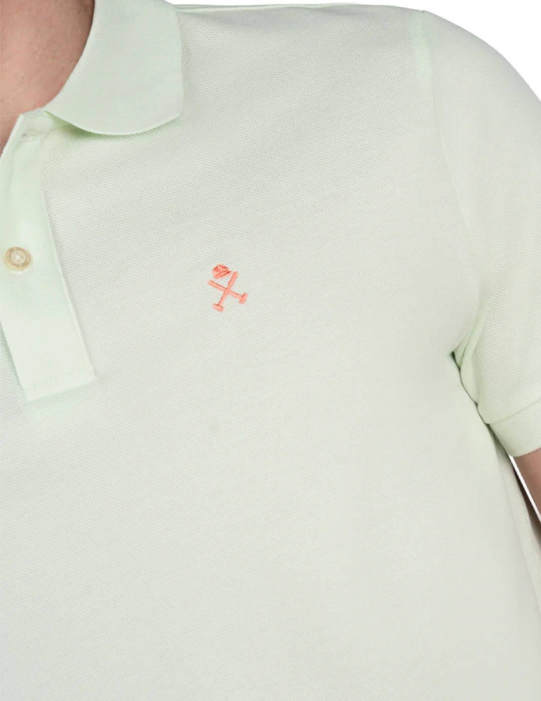 Polo Harper&Neyer Icon menta manga corta para hombre