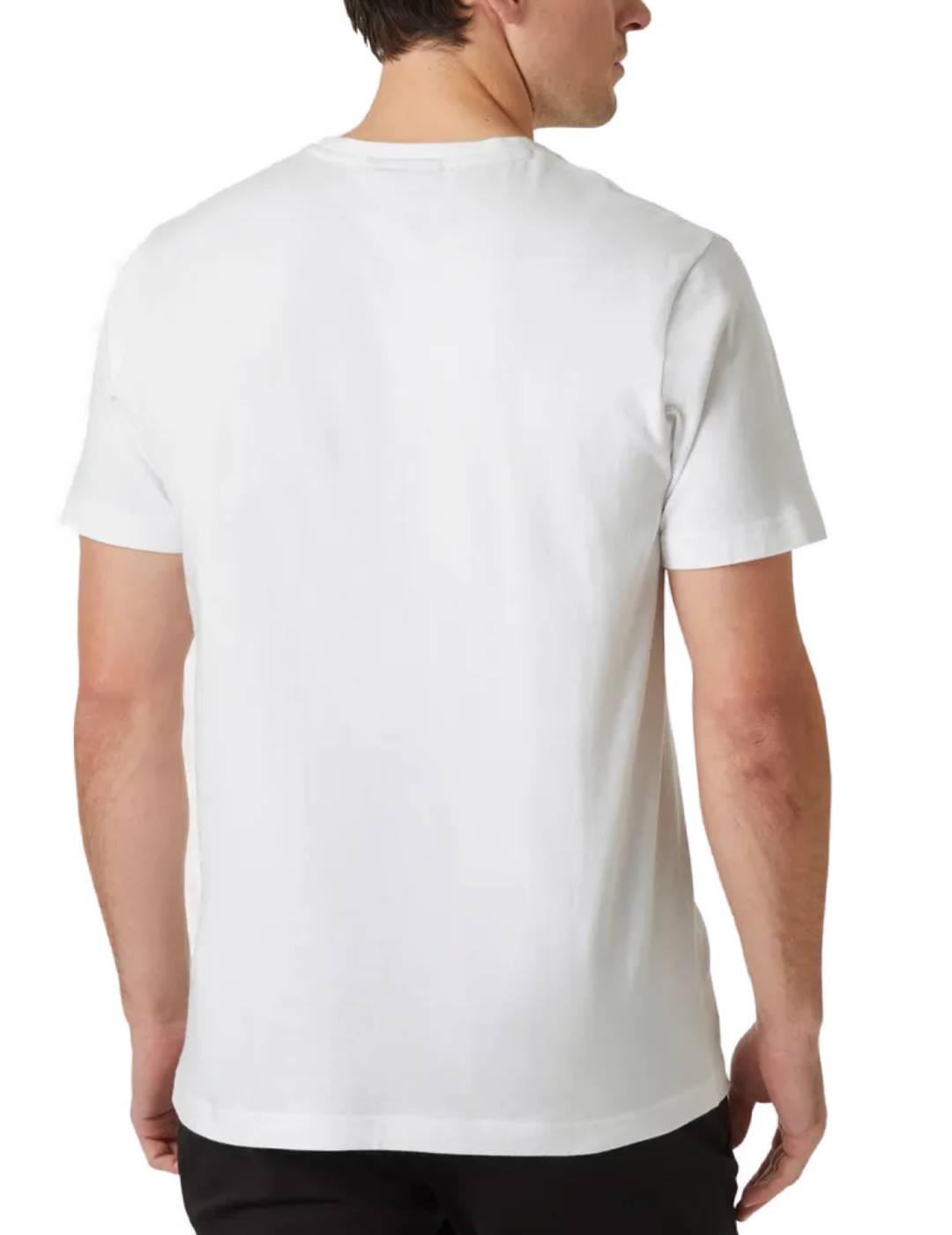 Camiseta Helly Hansen Core blanco manga corta para hombre