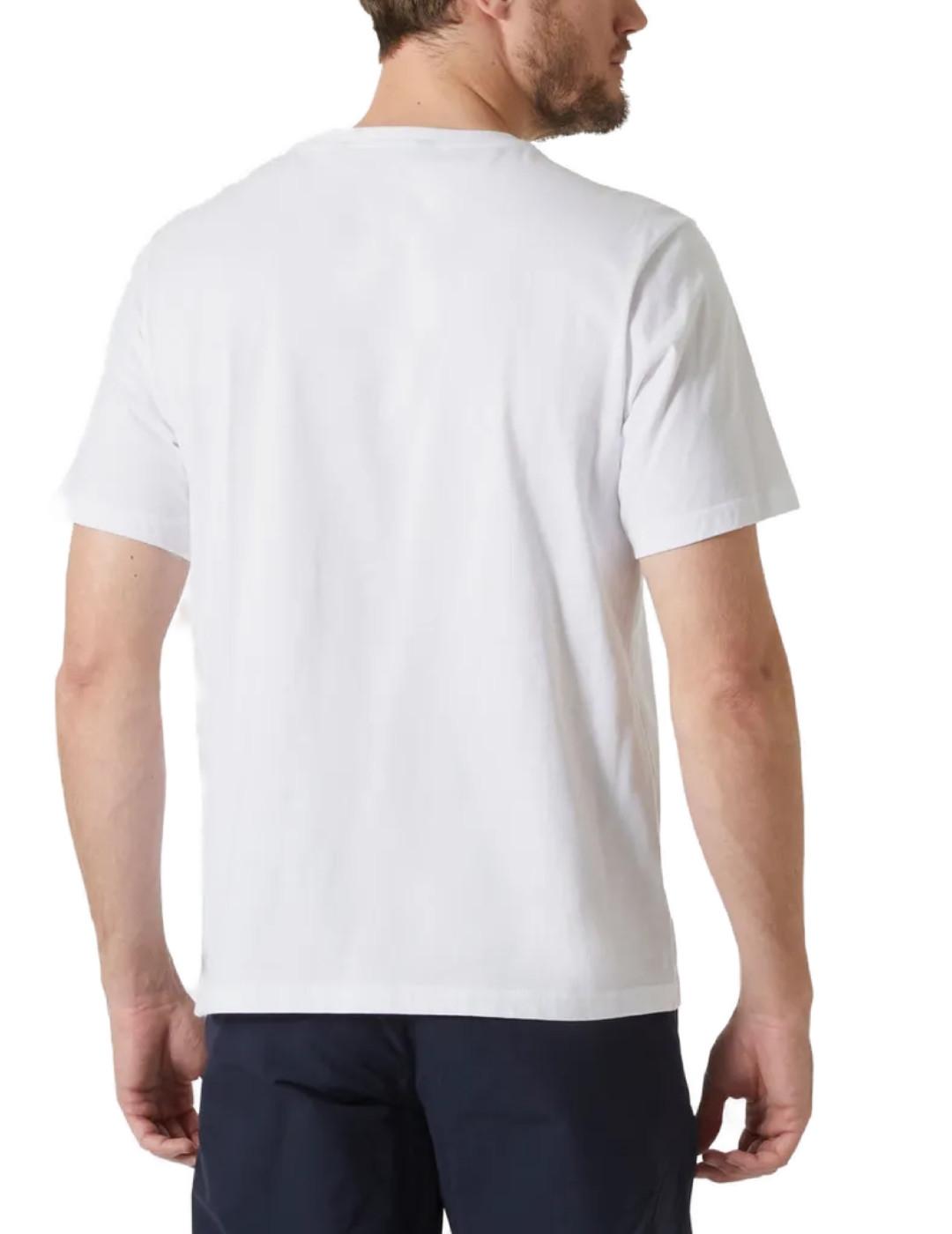 Camiseta Helly Hansen Logo blanco manga corta para hombre