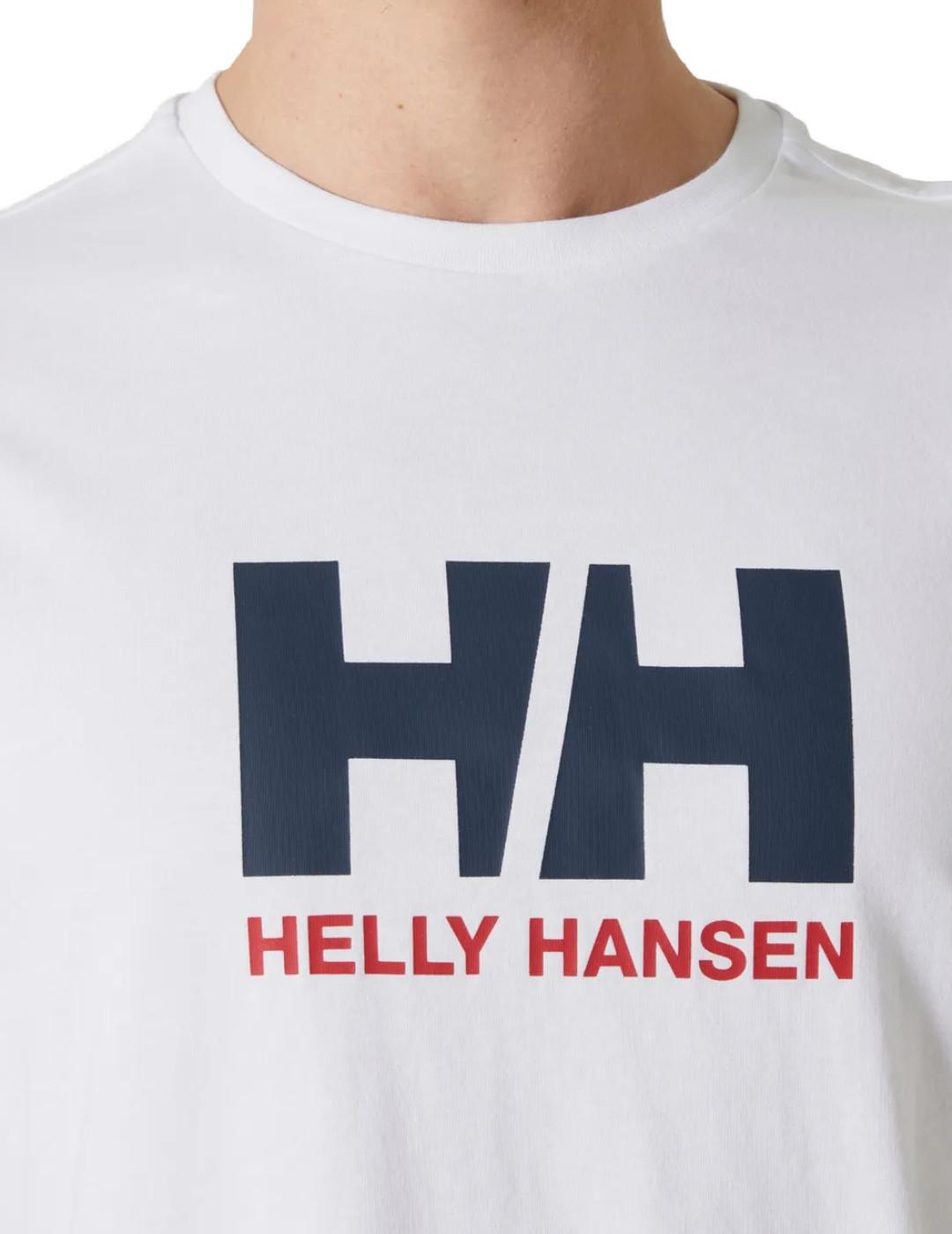 Camiseta Helly Hansen Logo blanco manga corta para hombre