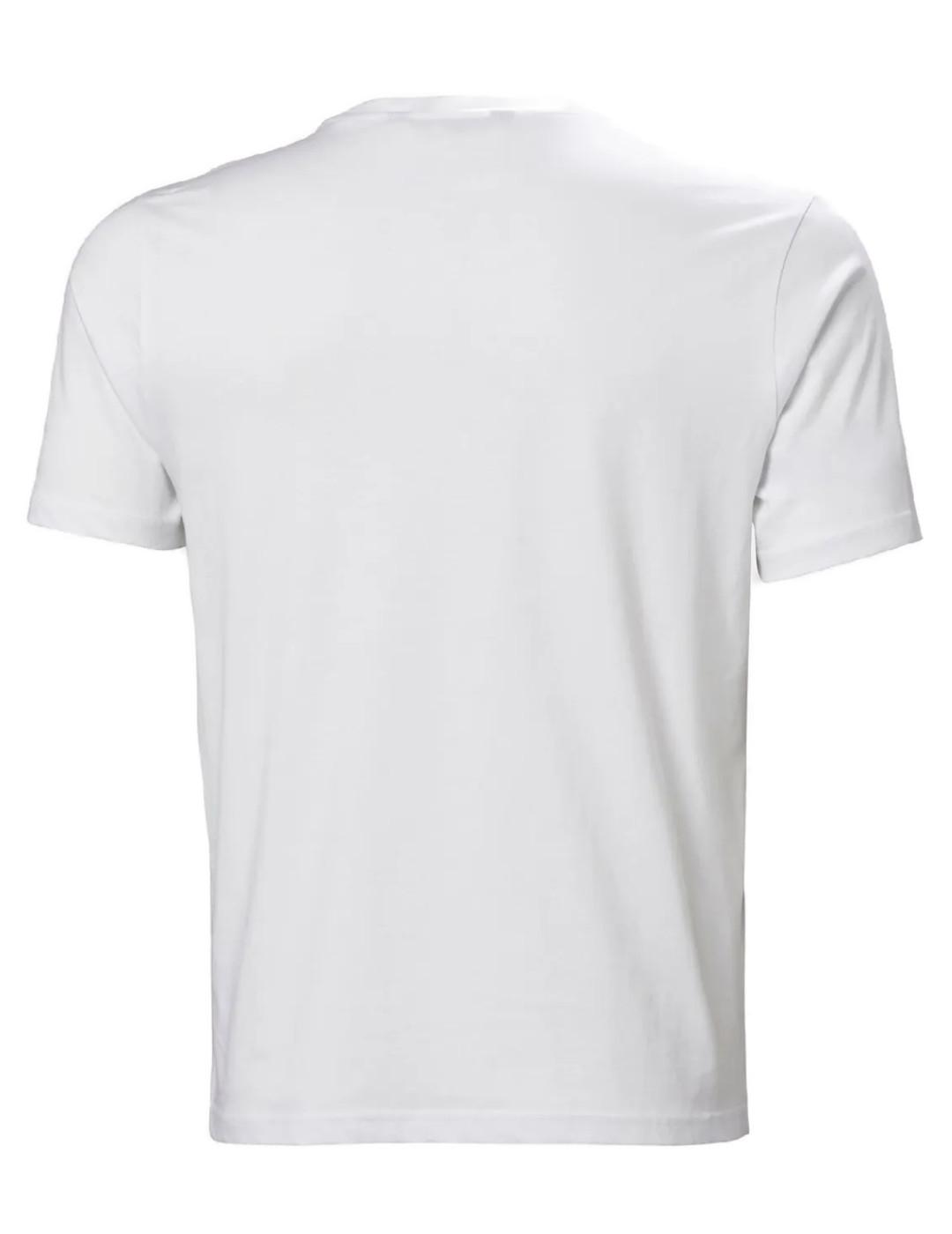 Camiseta Helly Hansen Logo blanco manga corta para hombre