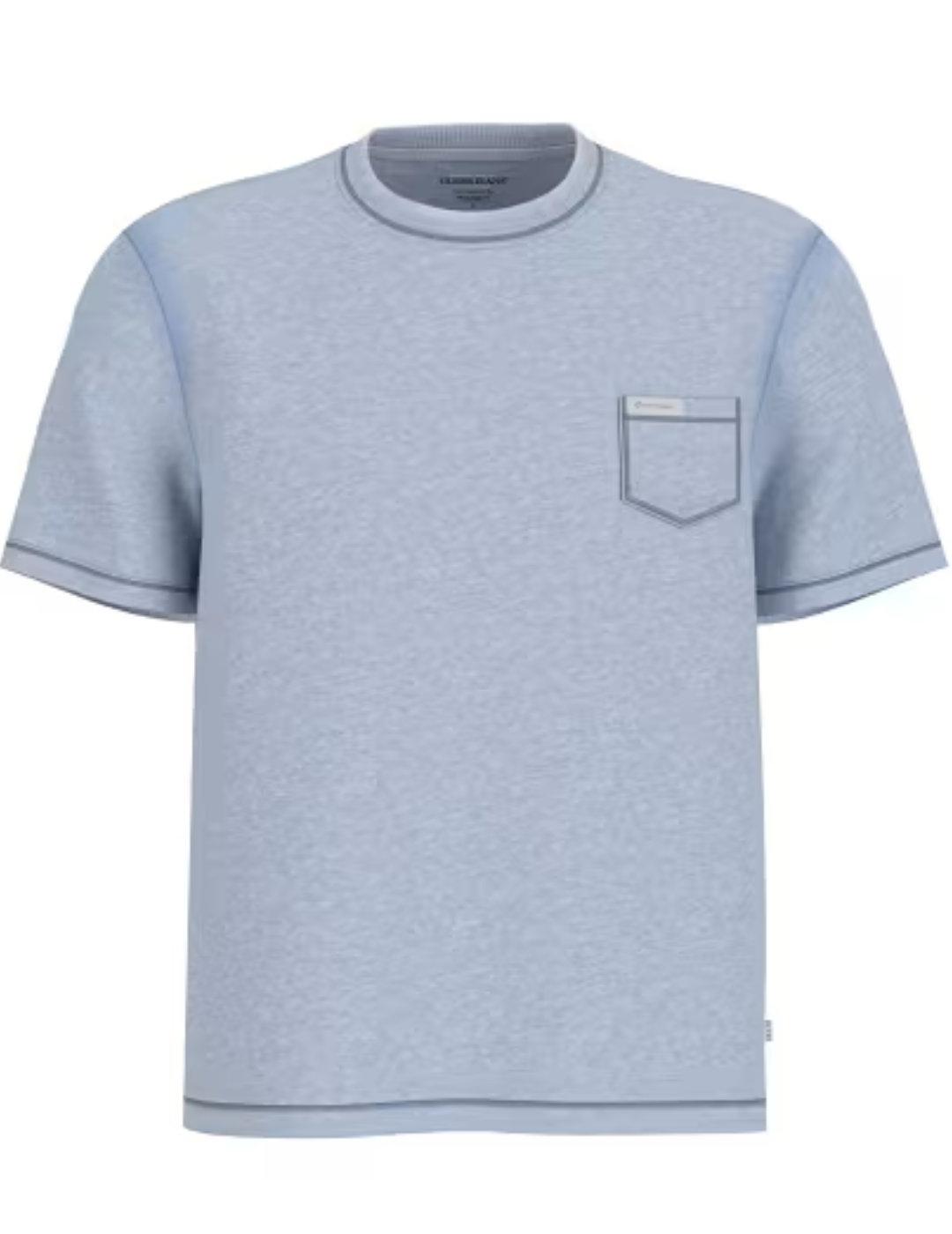 Camiseta Guess Reg celeste manga corta para hombre