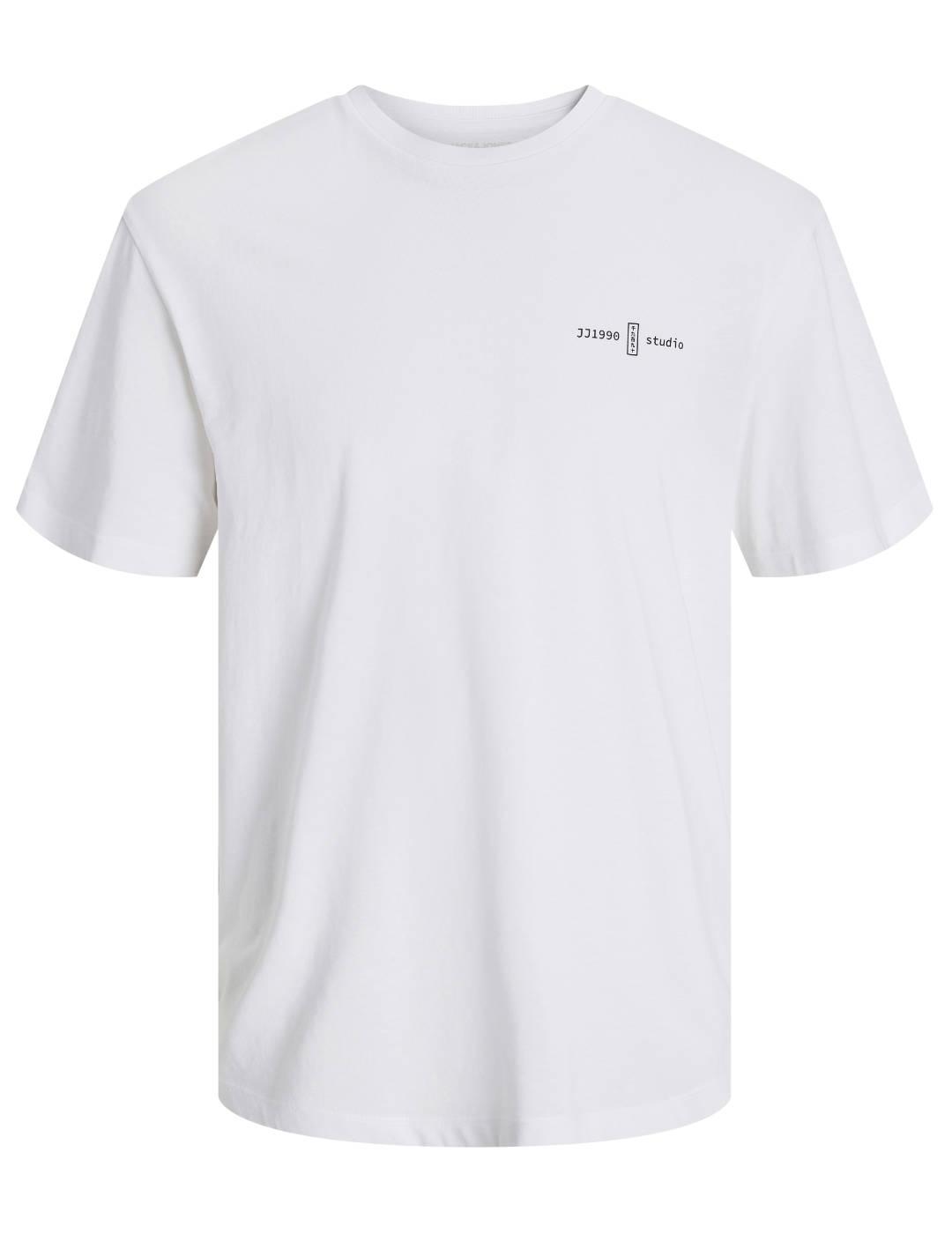 Camiseta Jack&Jones Ayce blanco manga corta para hombre