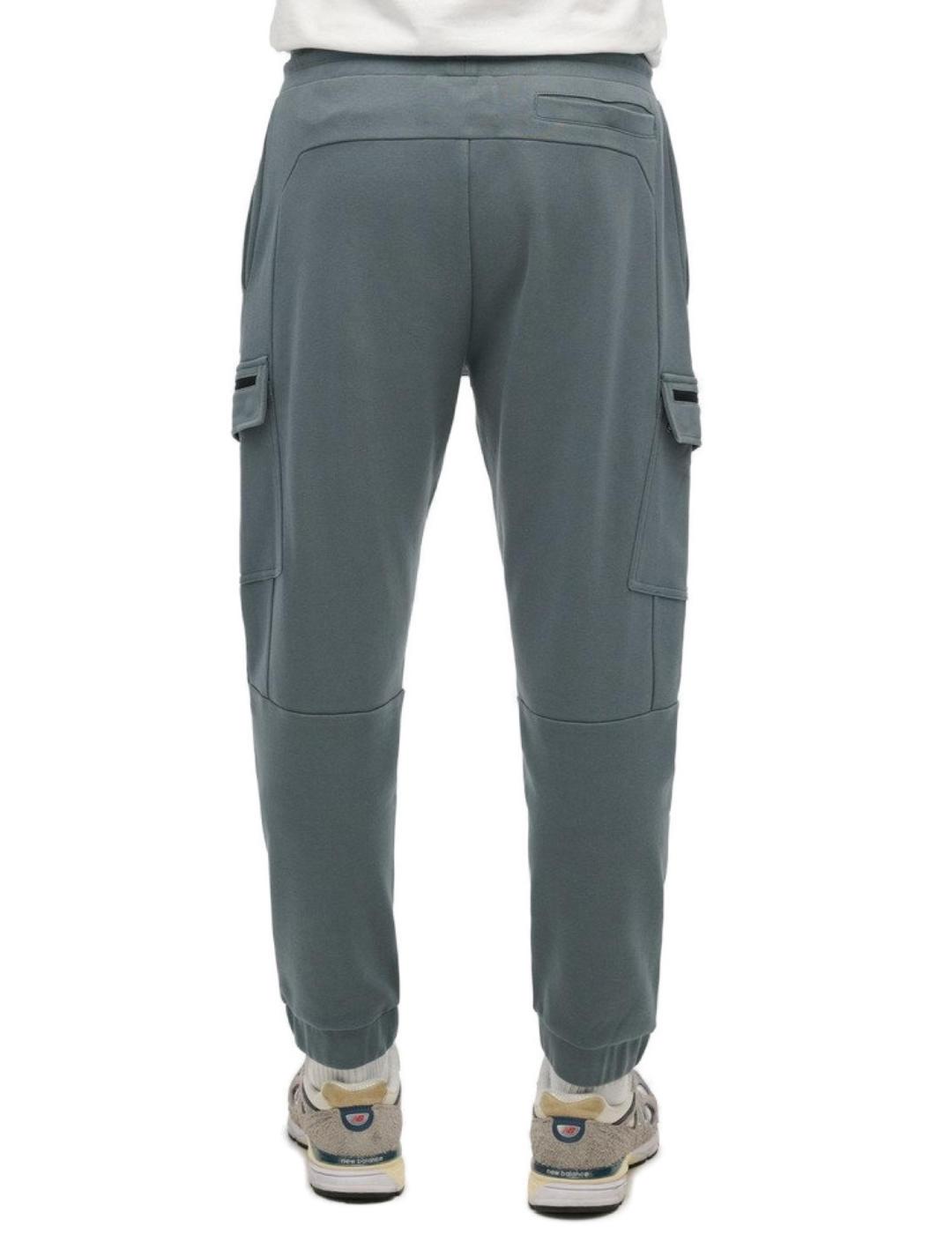 Pantalón Superdry Tech jogger cargo azul para hombre