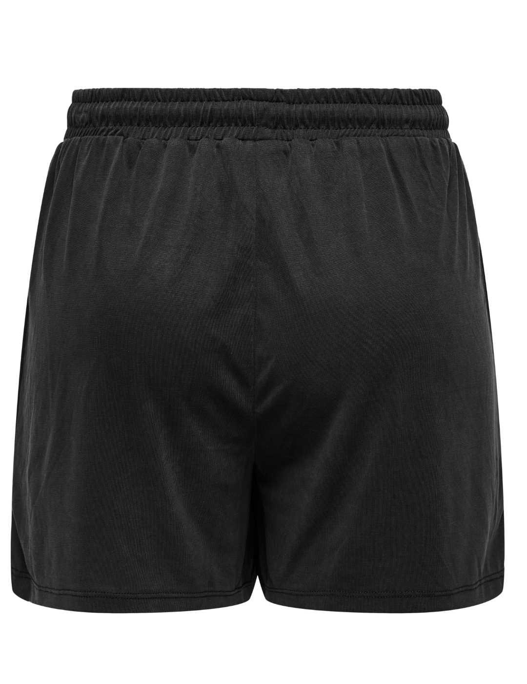 Short Only Hannah negro regular para mujer