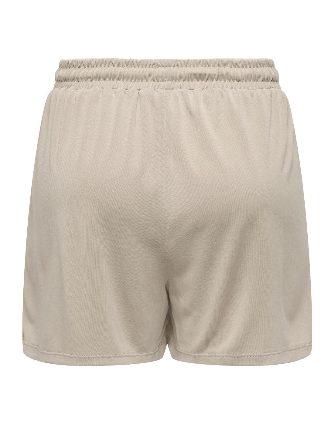 Short Only Hannah beige regular para mujer