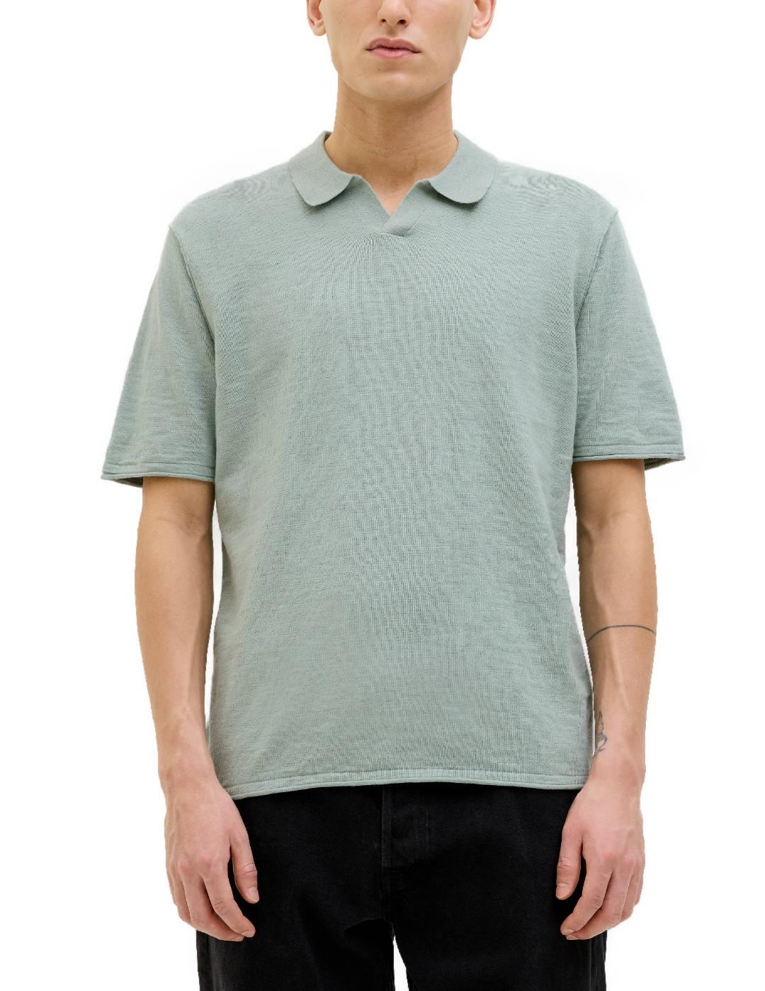 Polo Jack&Jones Kane verde manga corta para hombre