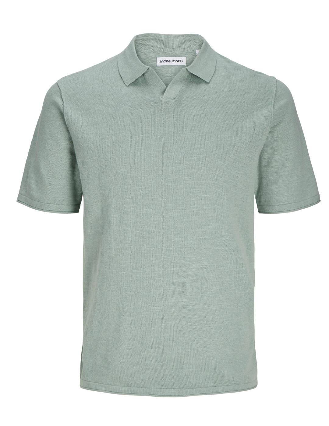 Polo Jack&Jones Kane verde manga corta para hombre