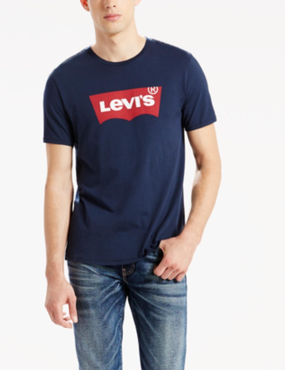 Camiseta levis logo marino manga hombre-ñ22
