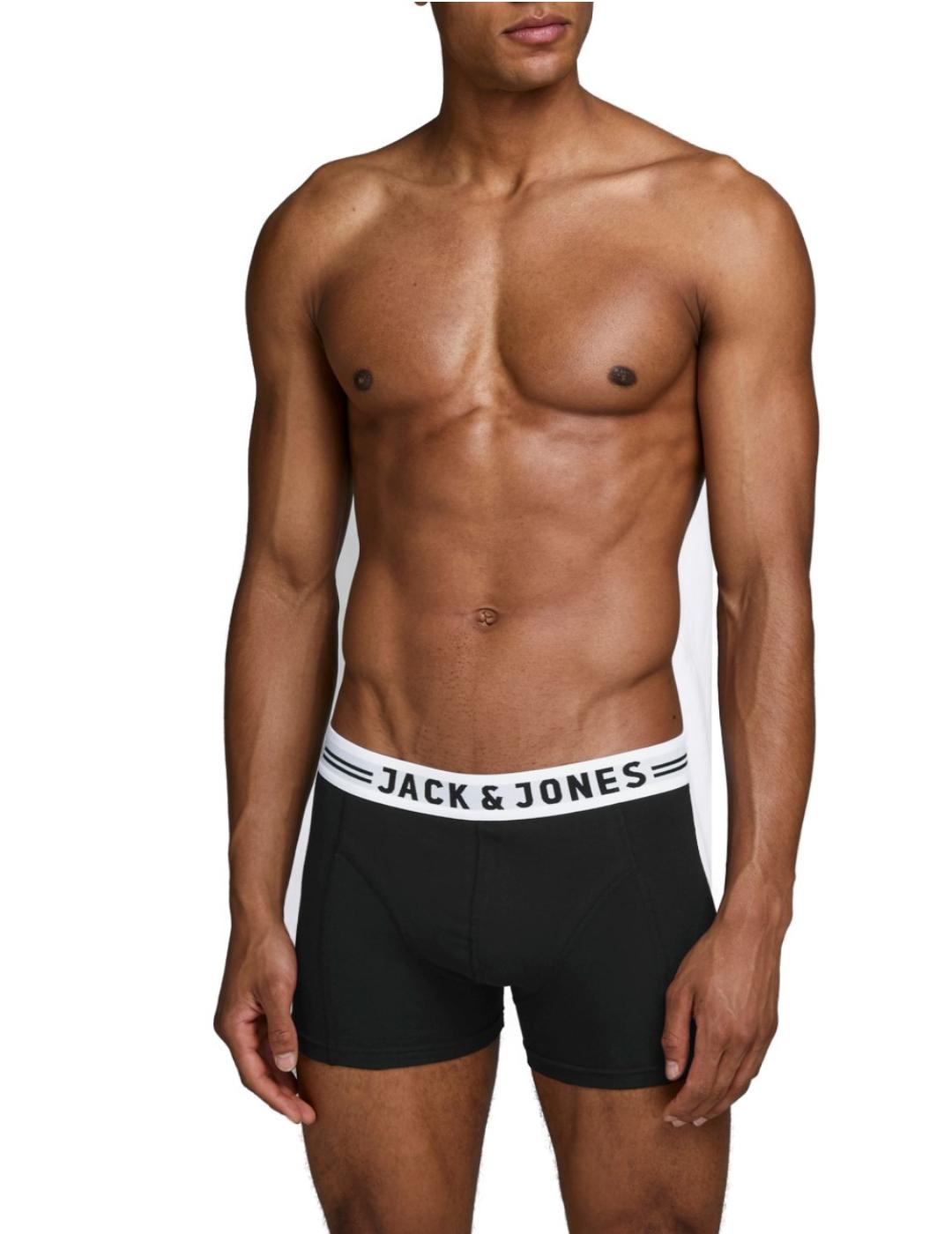 Intimo Jack&Jones trunks Noos negro de hombre -j