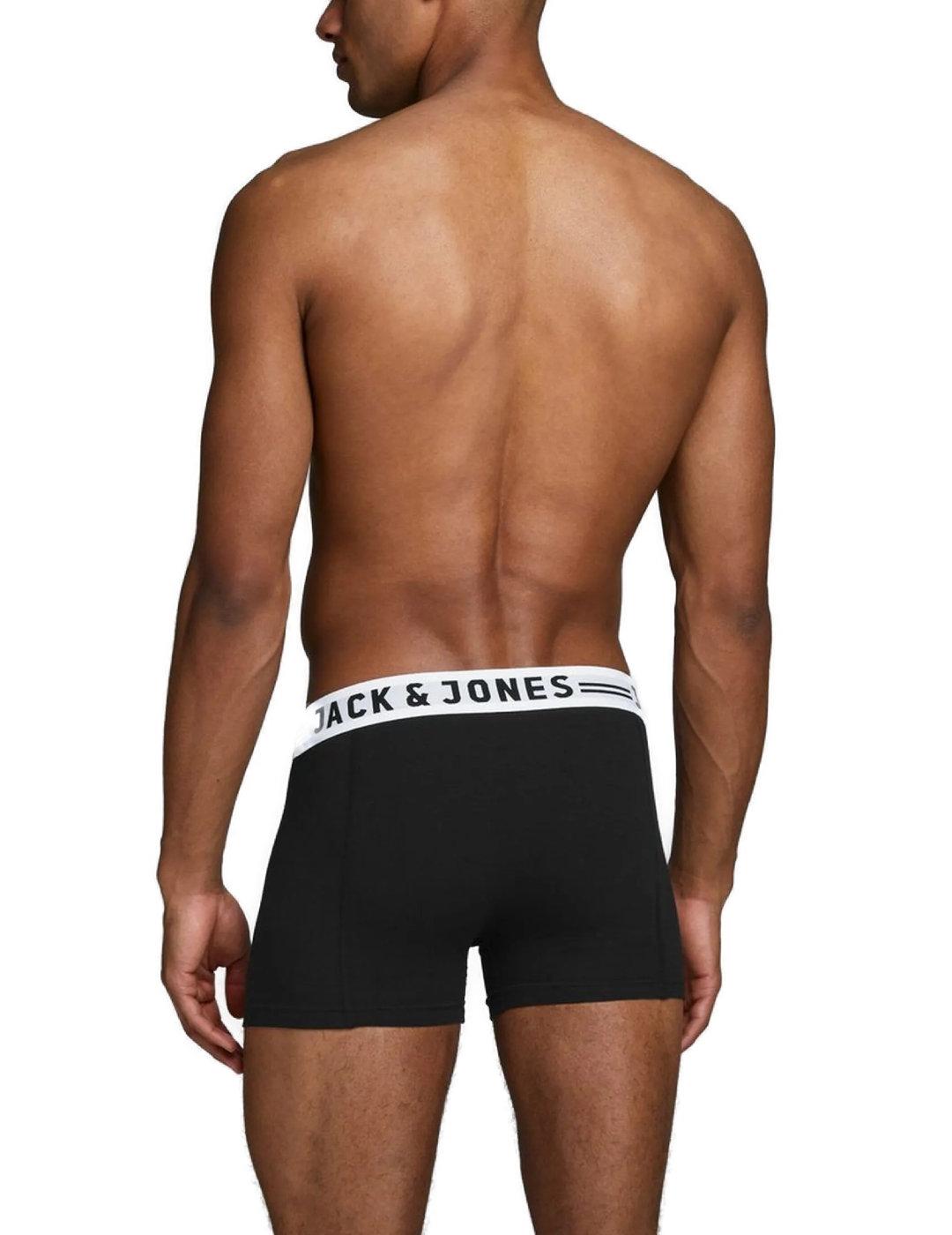 Intimo Jack&Jones pack3 negro para hombre-&
